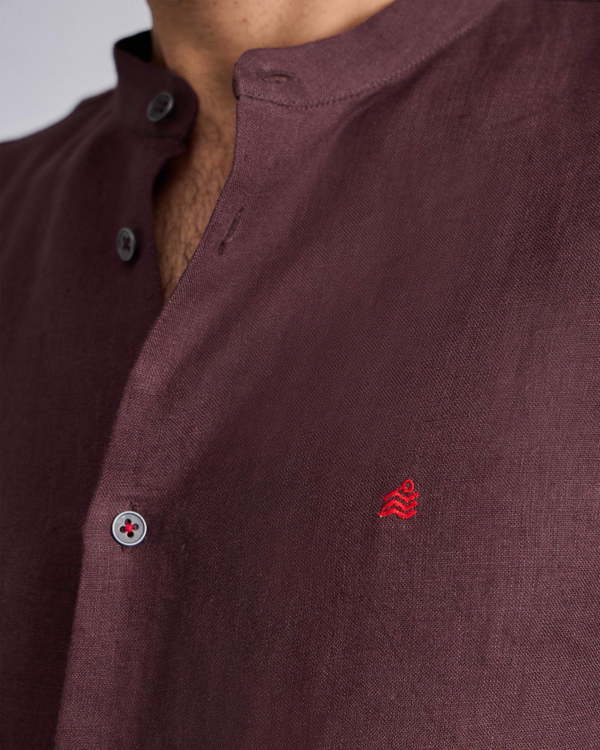 Nawab Shirt - Chocolate Plum