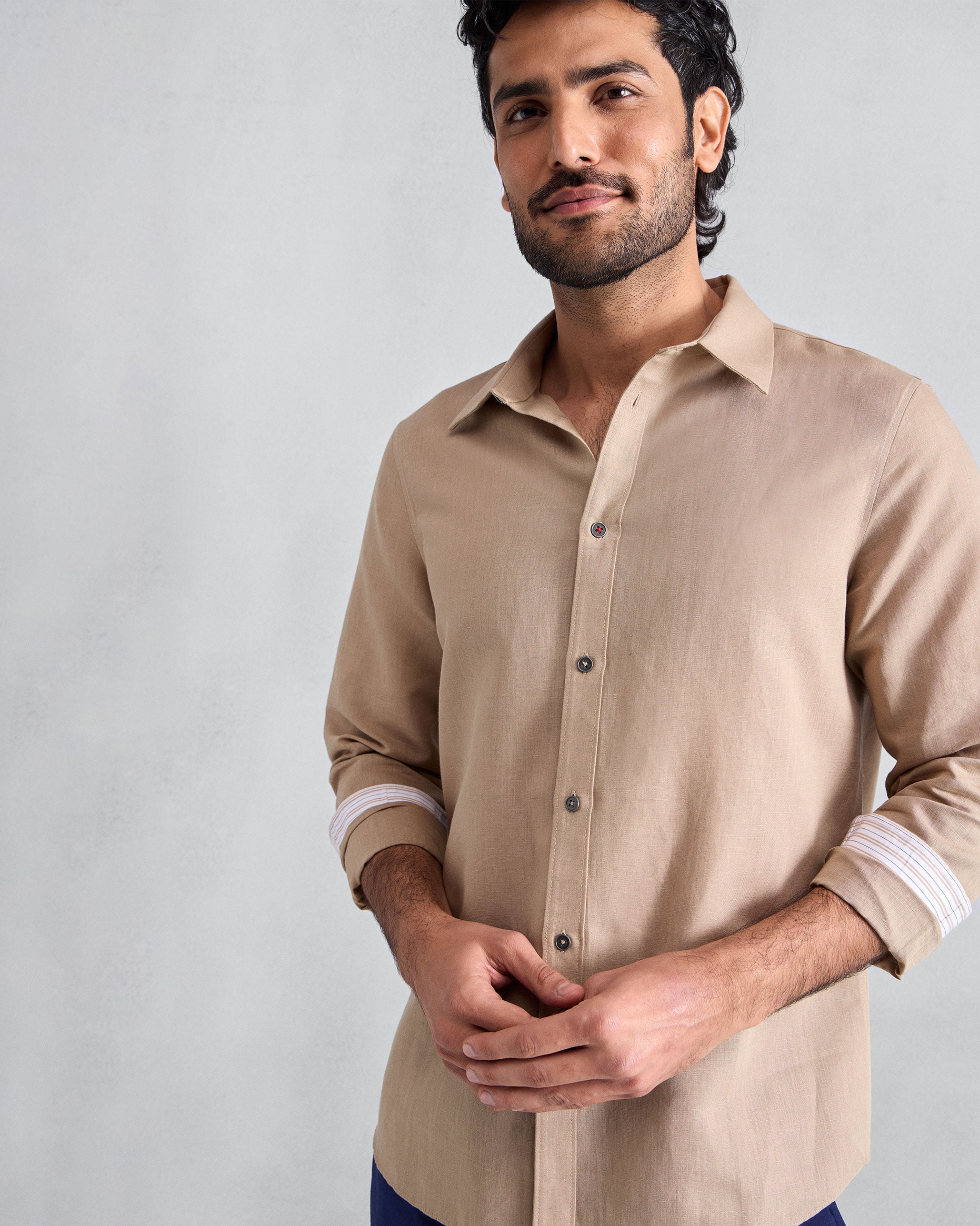 Classic Shirt - Beige