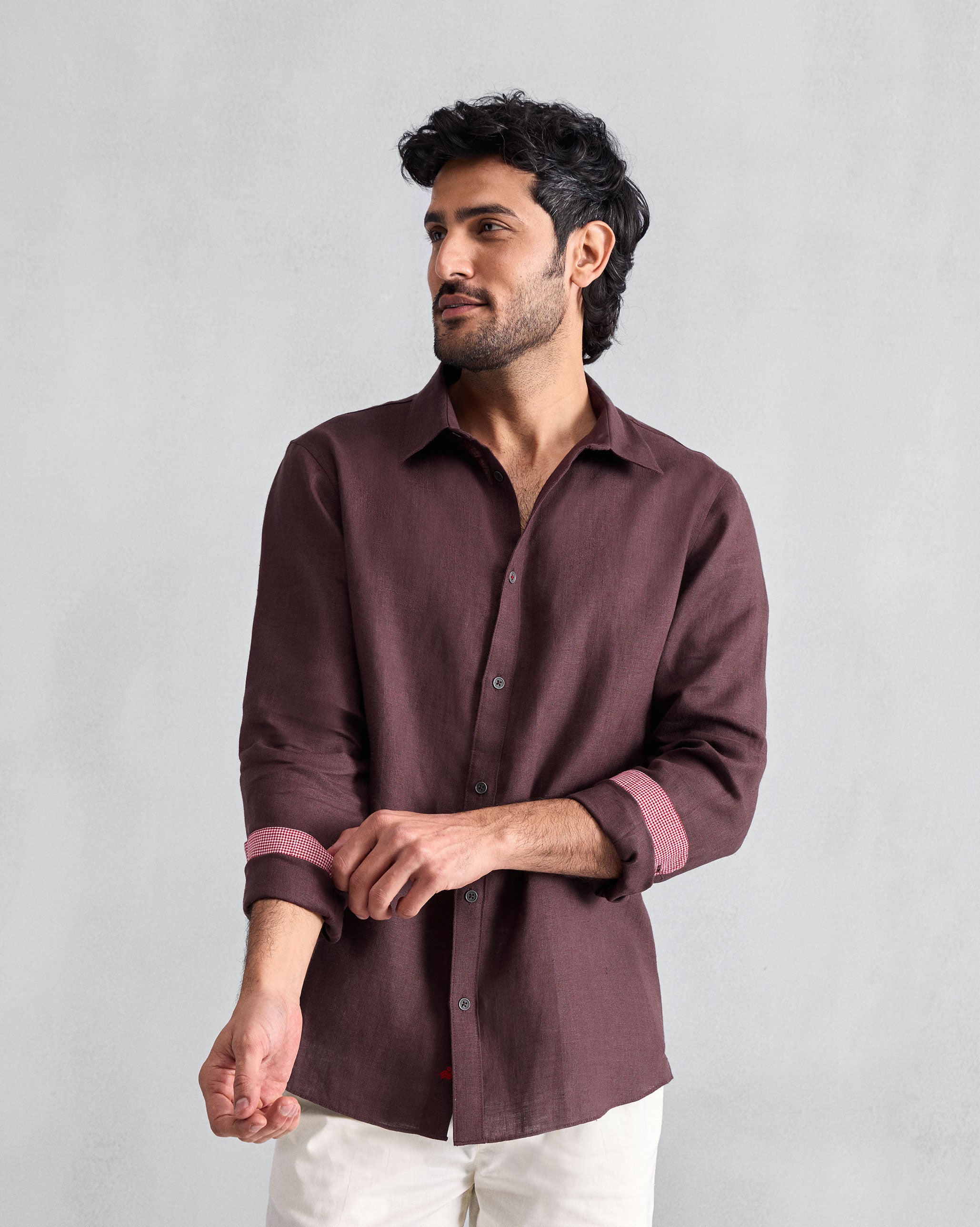 Classic Shirt - Chocolate Plum