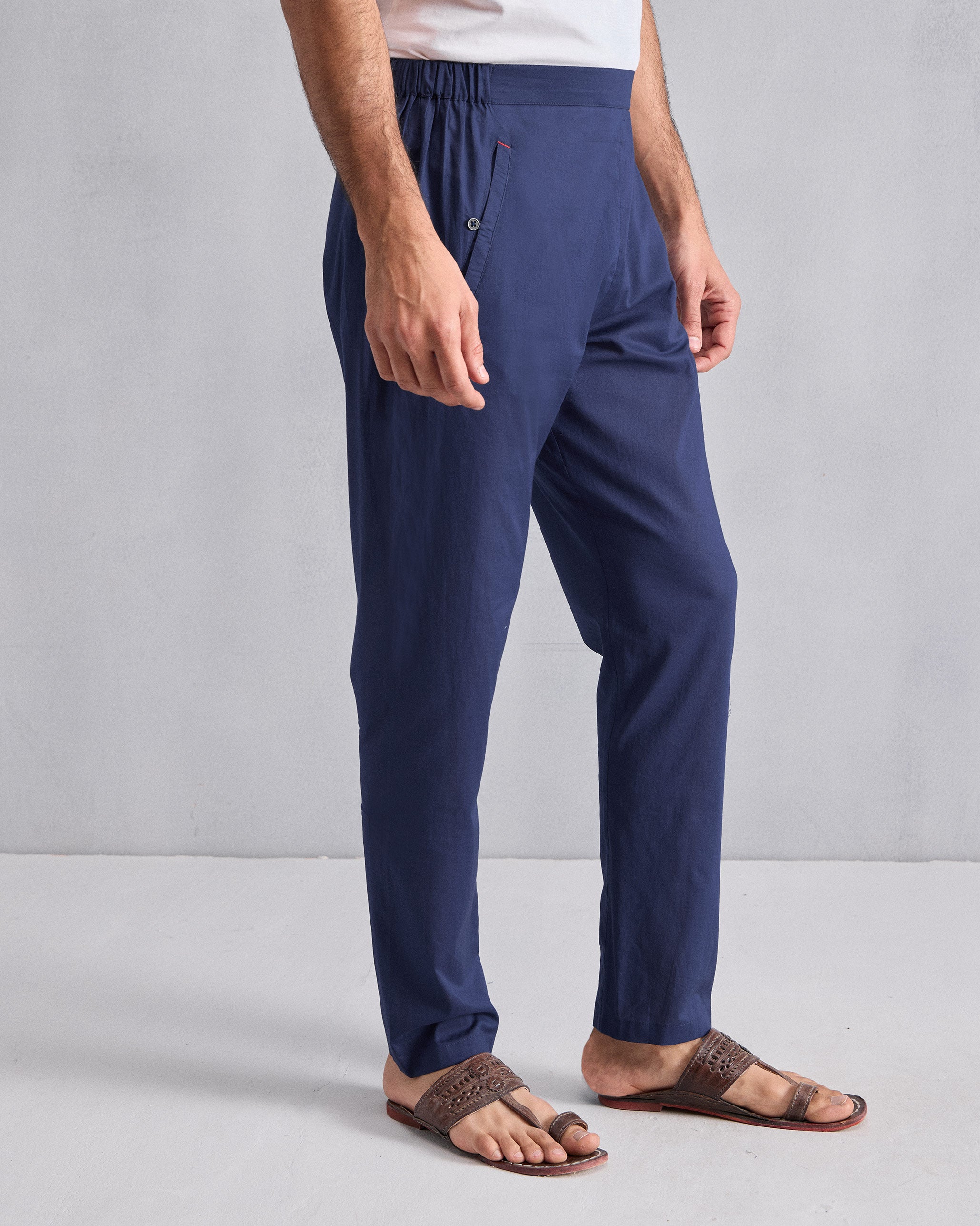 Kurta Pants - Ink Blue