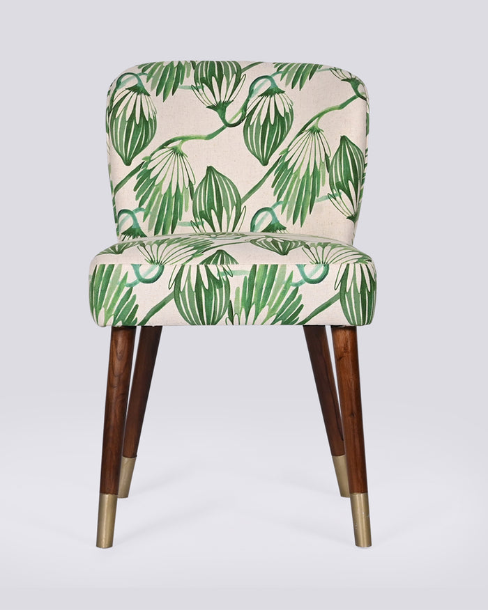 Breeze Dining Chair - Green Blooms - THOT x Nico Sanctuary