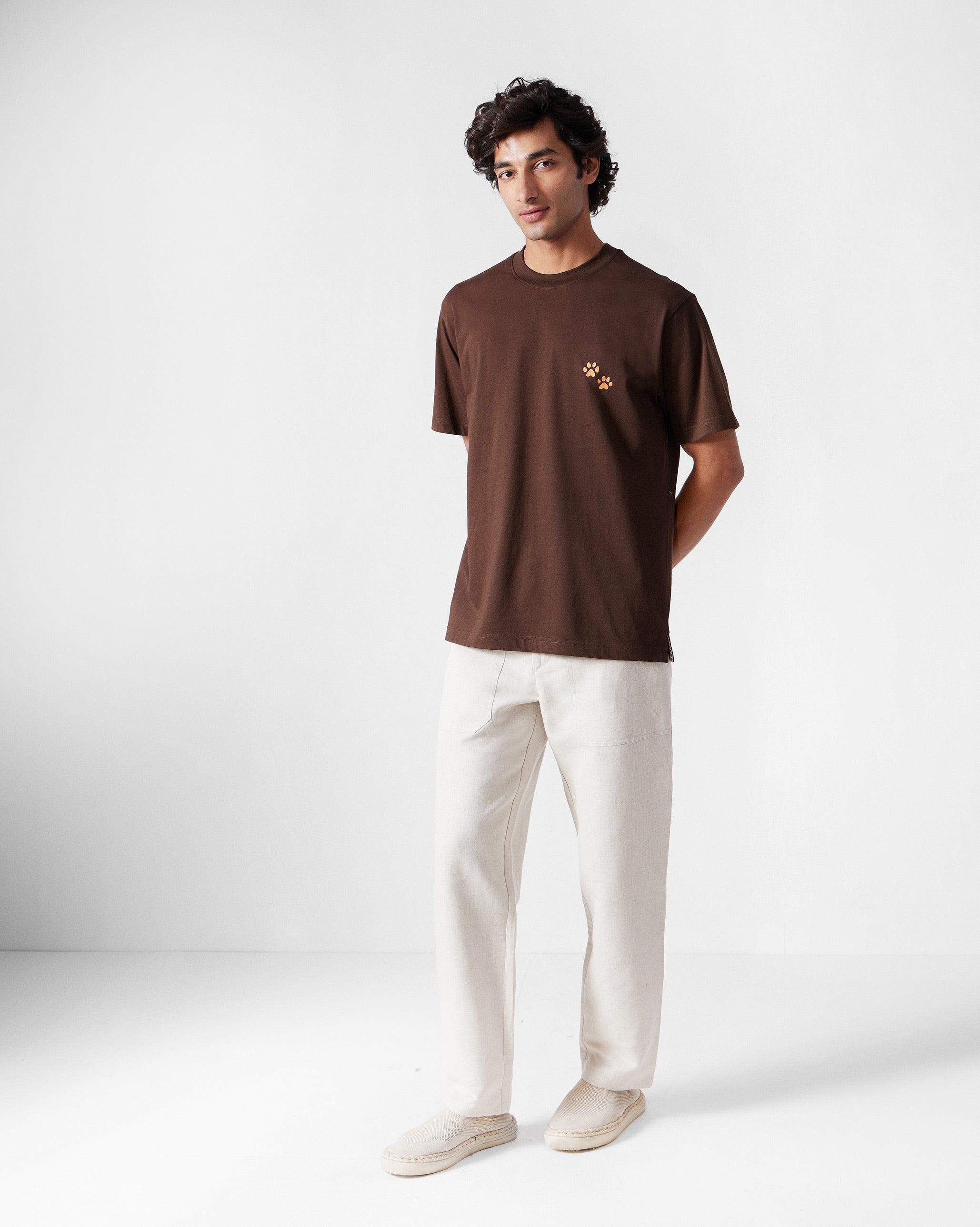 Leap T-Shirt - Brown