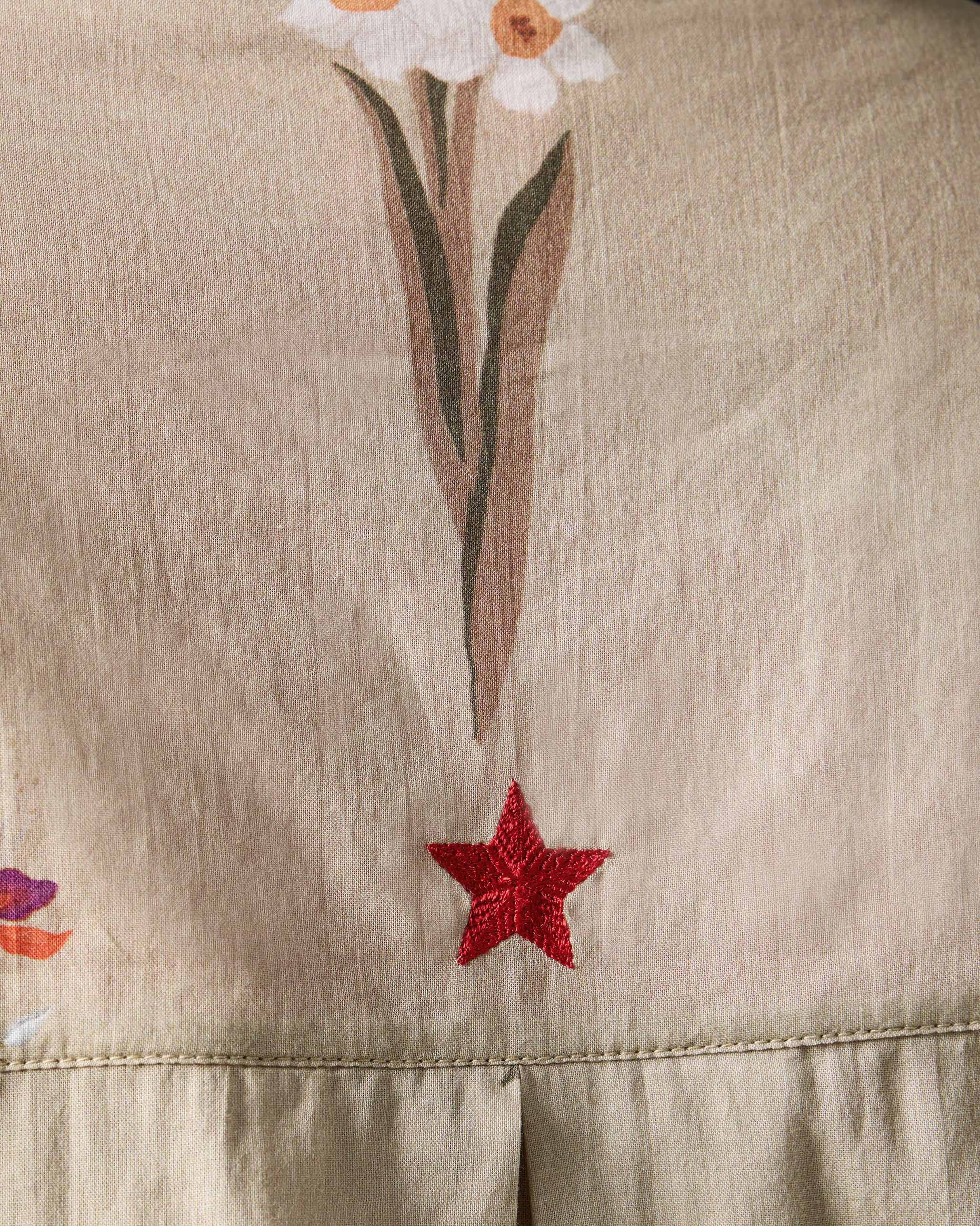 Lazy Sunday Tunic - Beige Printed