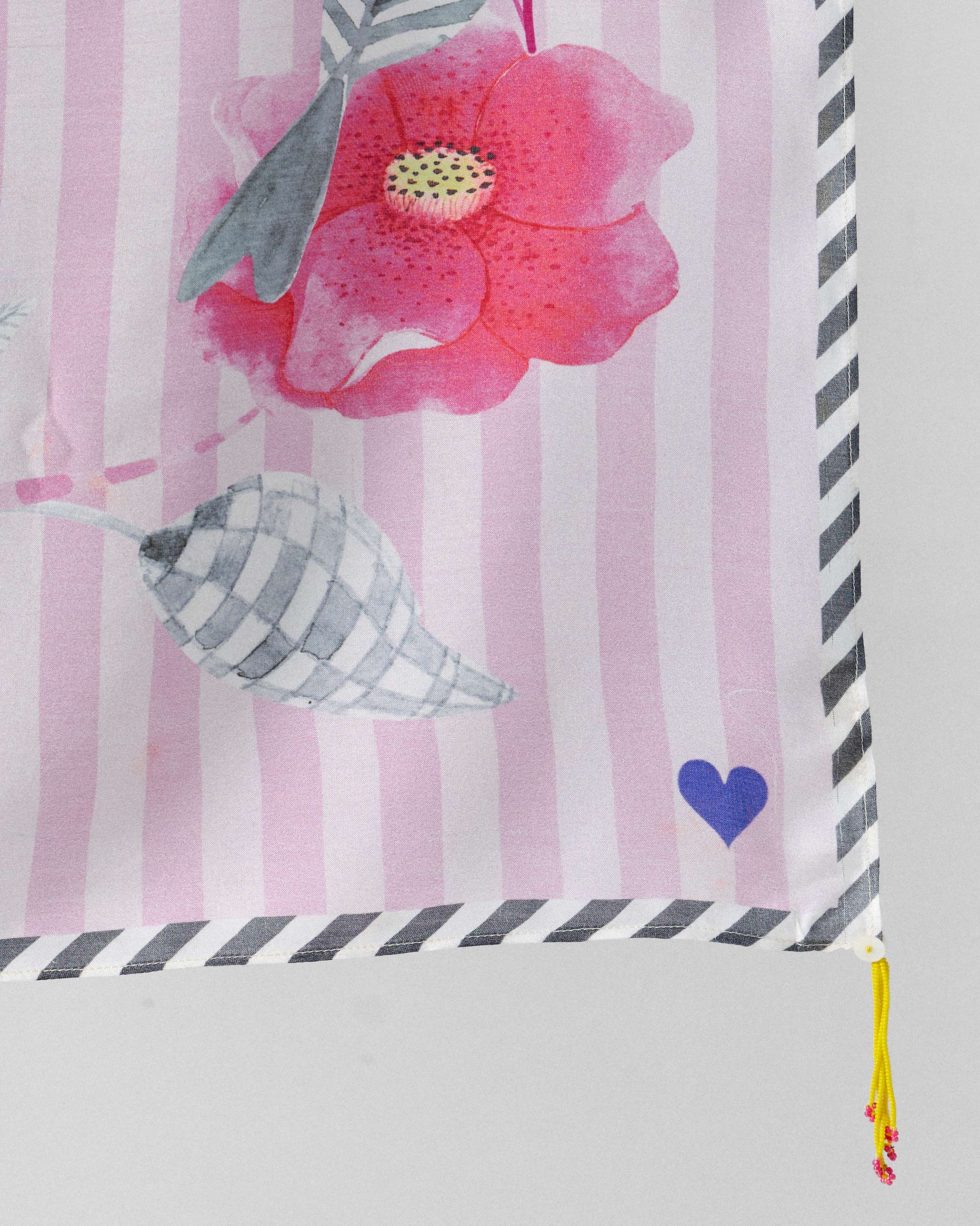 Gulabi Stripes Scarf - Pink