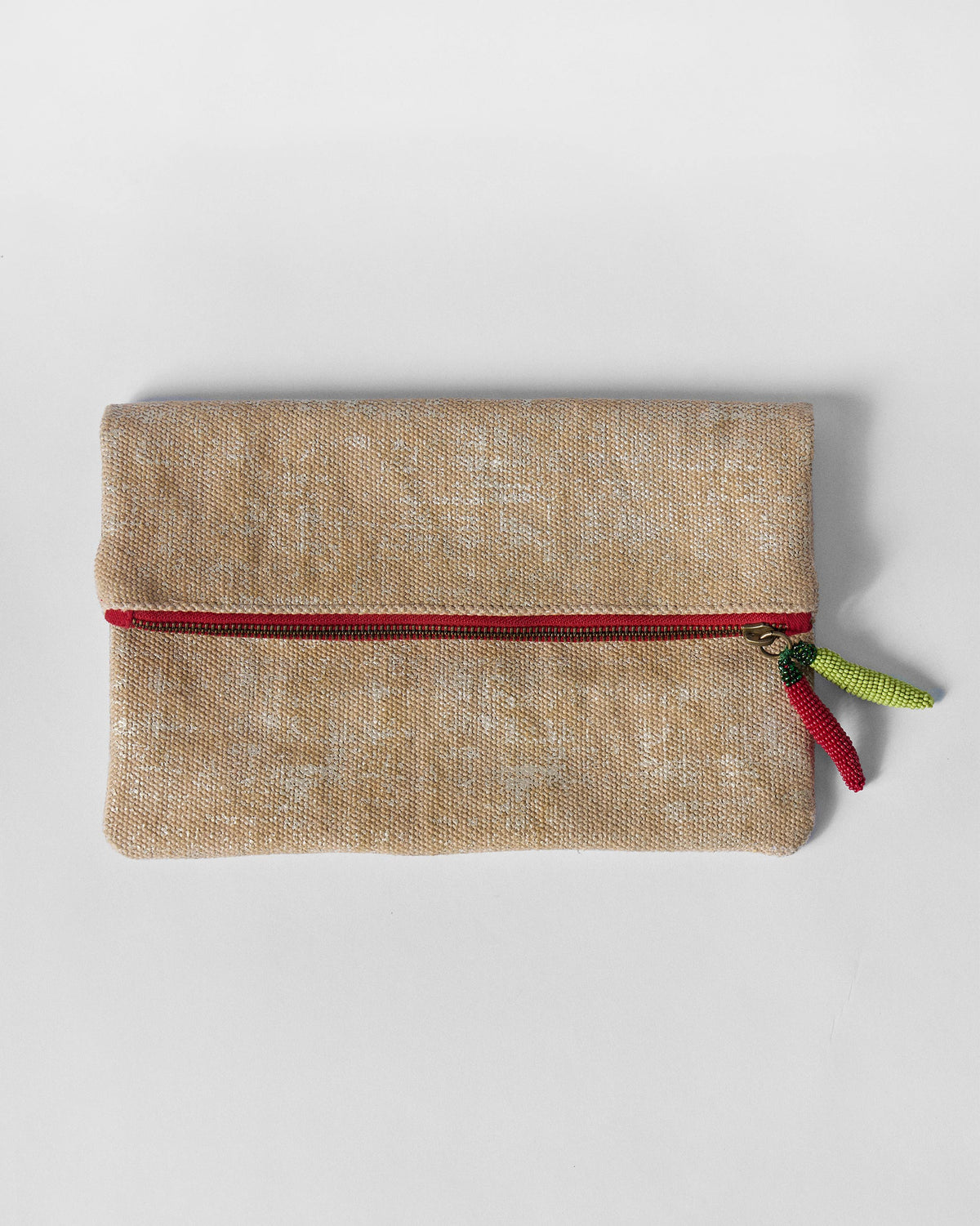 Fold Over Clutch - Silver