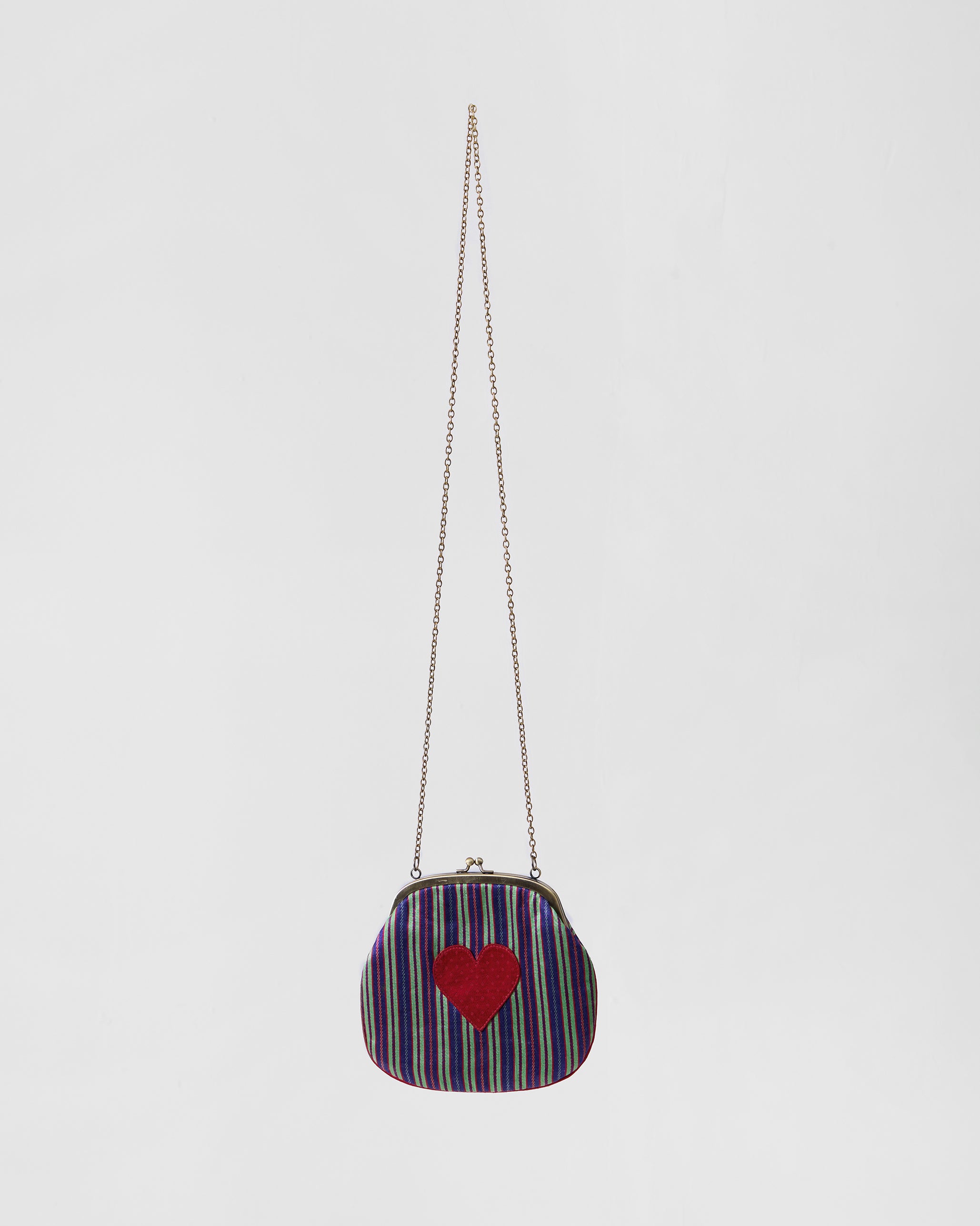 Sling Bag - Navy & Green