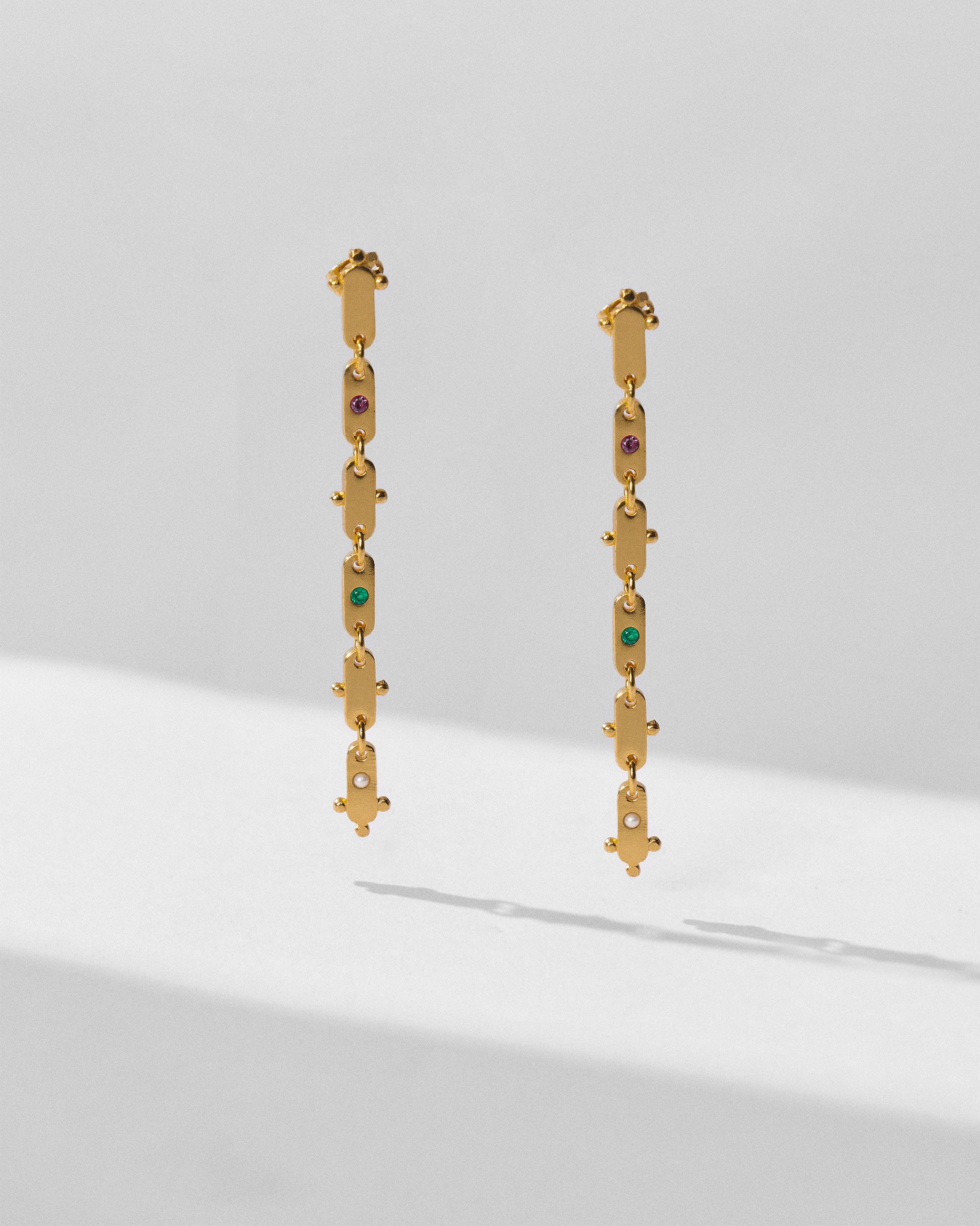 Ladder Earrings - Gold