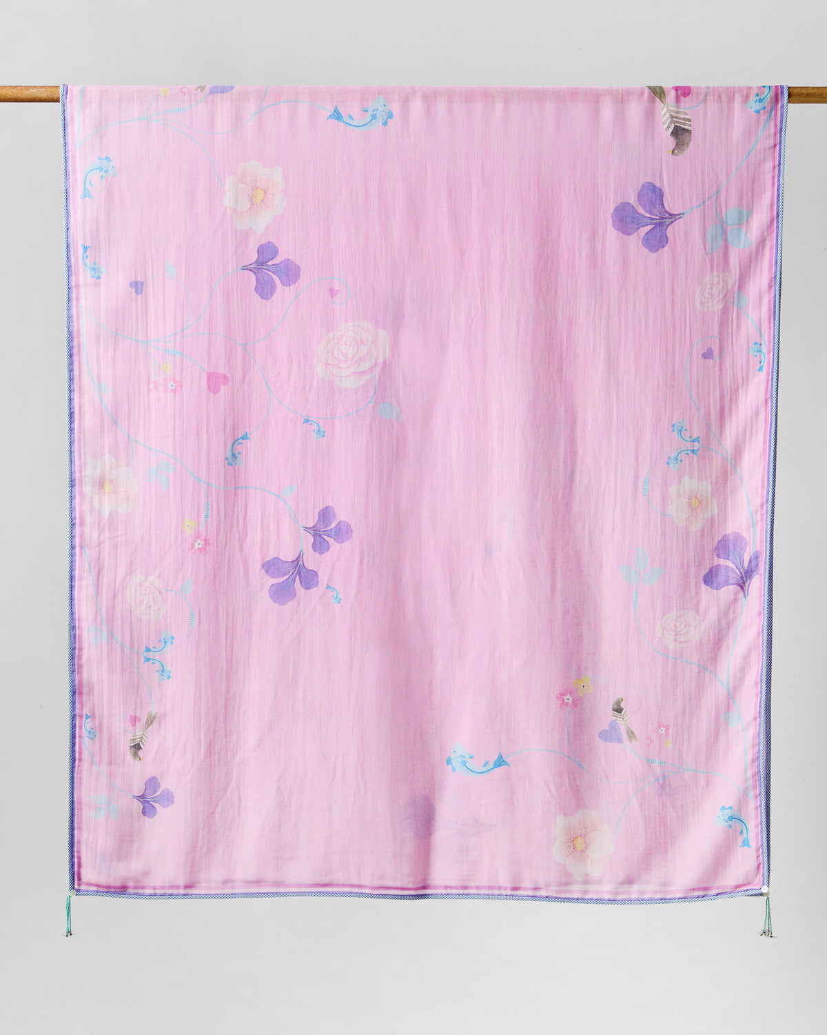Ganga Jaal Dupatta - Printed Chanderi
