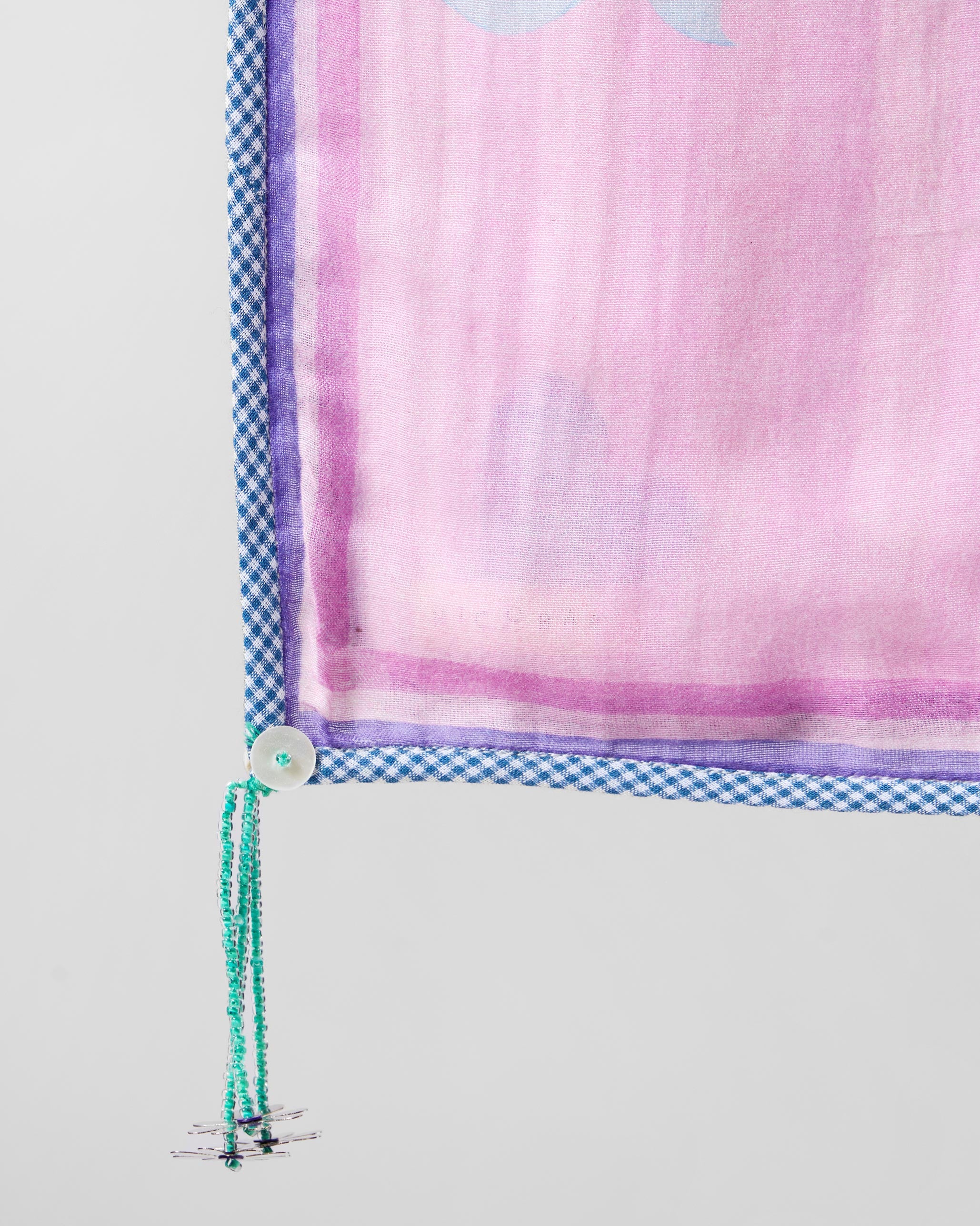 Ganga Jaal Dupatta - Pink & Multicolour Printed