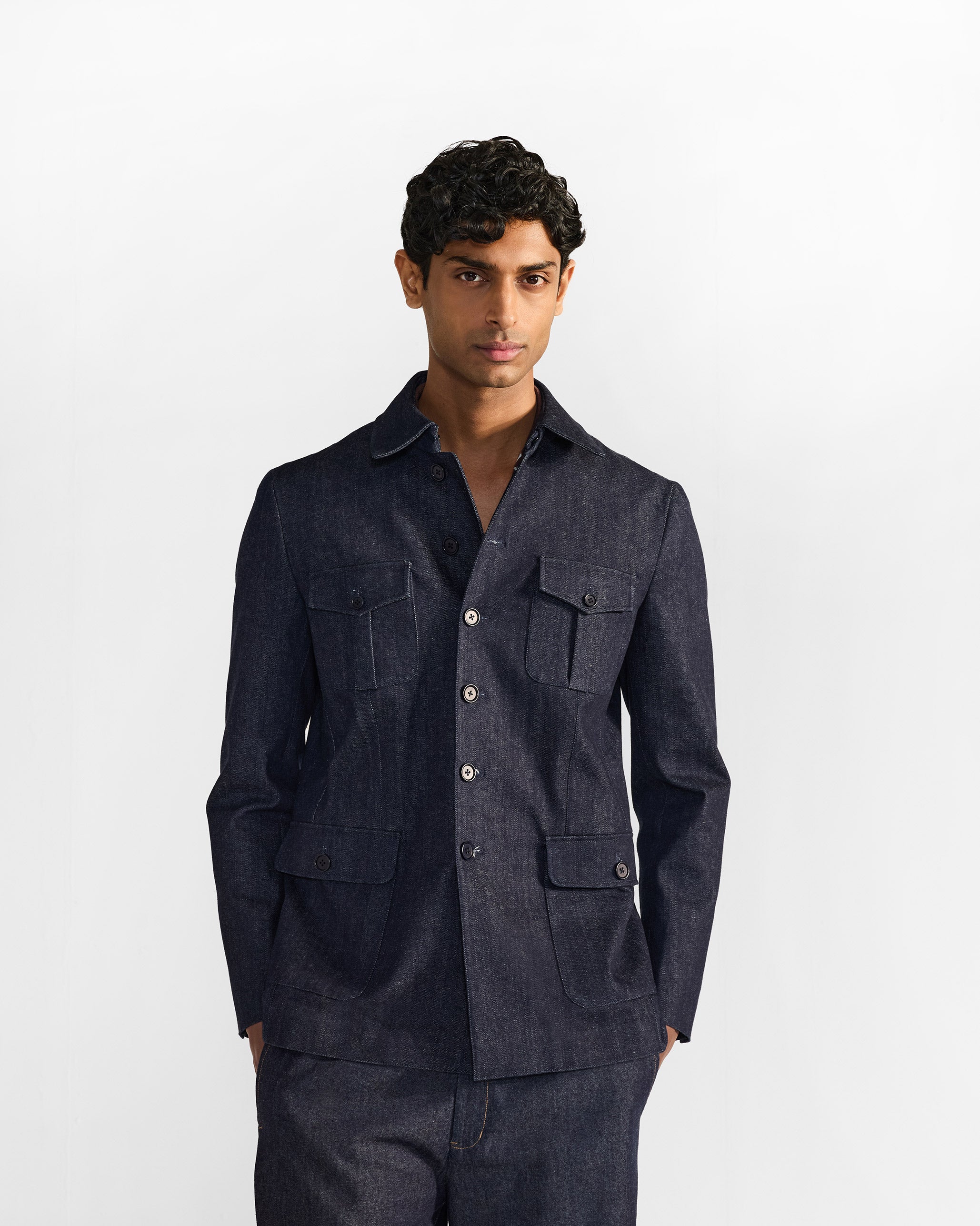 Ibex Travel Jacket - Denim