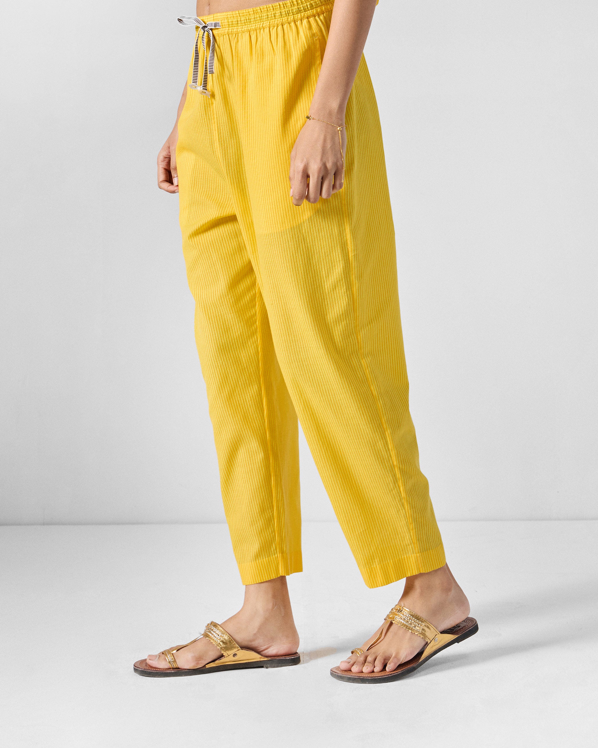 Arzoie Pants - Yellow Stripes