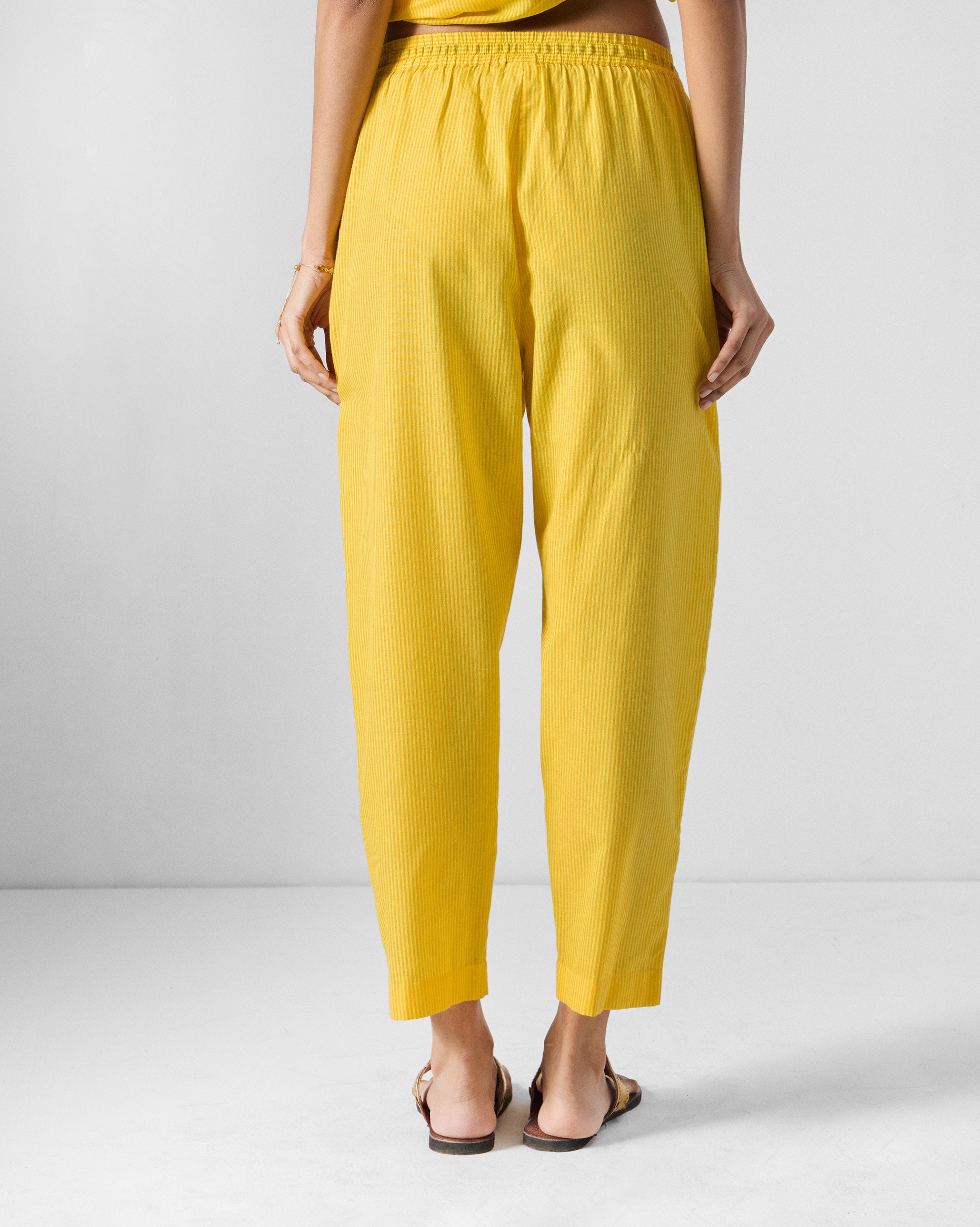 Arzoie Pants - Yellow Stripes