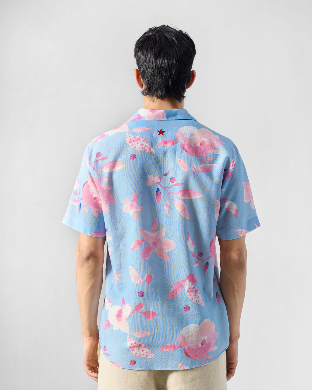 Mistari Shirt - Light Blue Printed – Nicobar