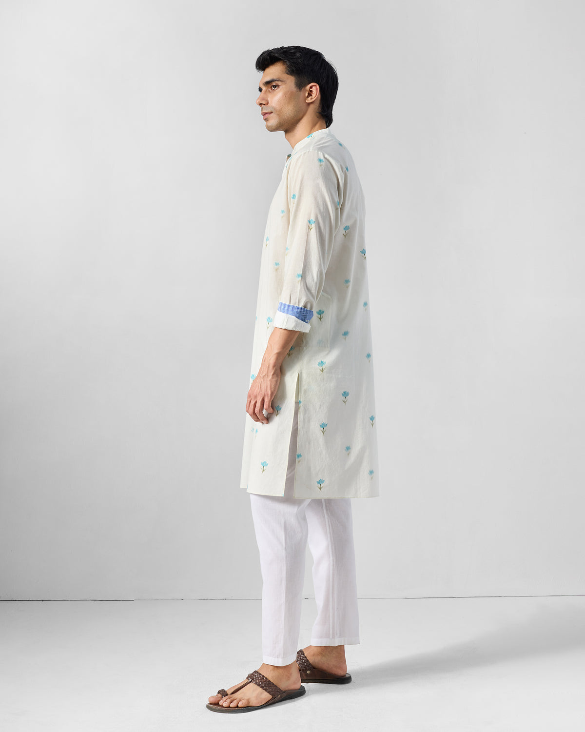 Astral Kurta - Printed Organic Cotton Voile Relaxed Fit