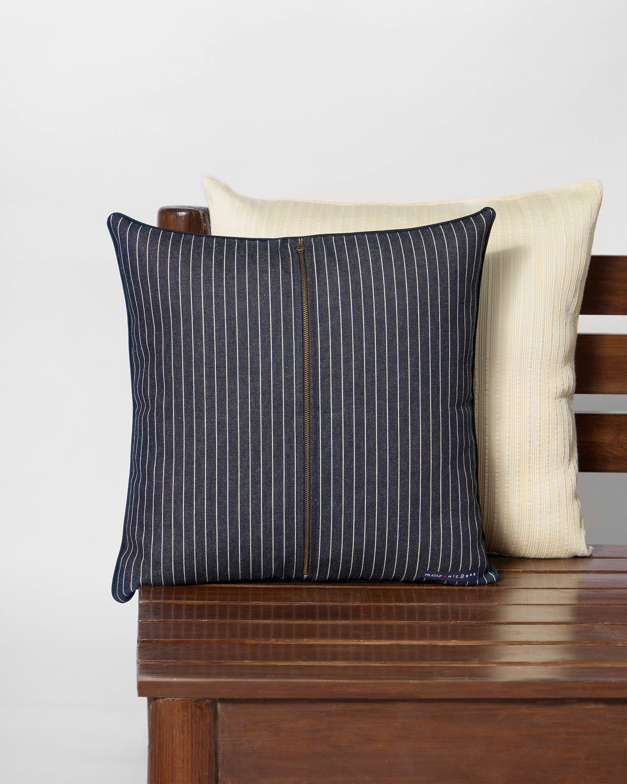 Mistflower Crewel Cushion