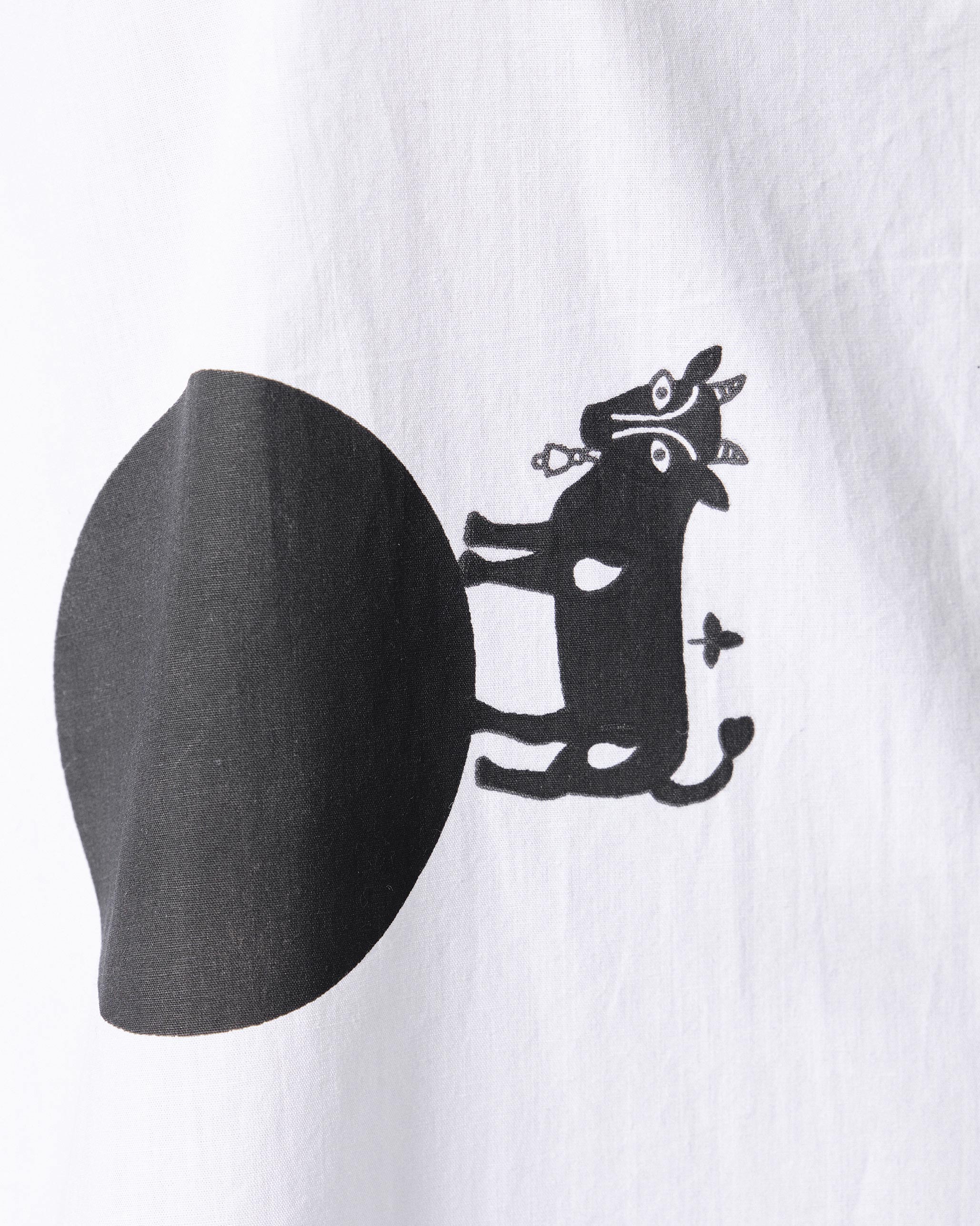Eva Dress - Black & White Printed
