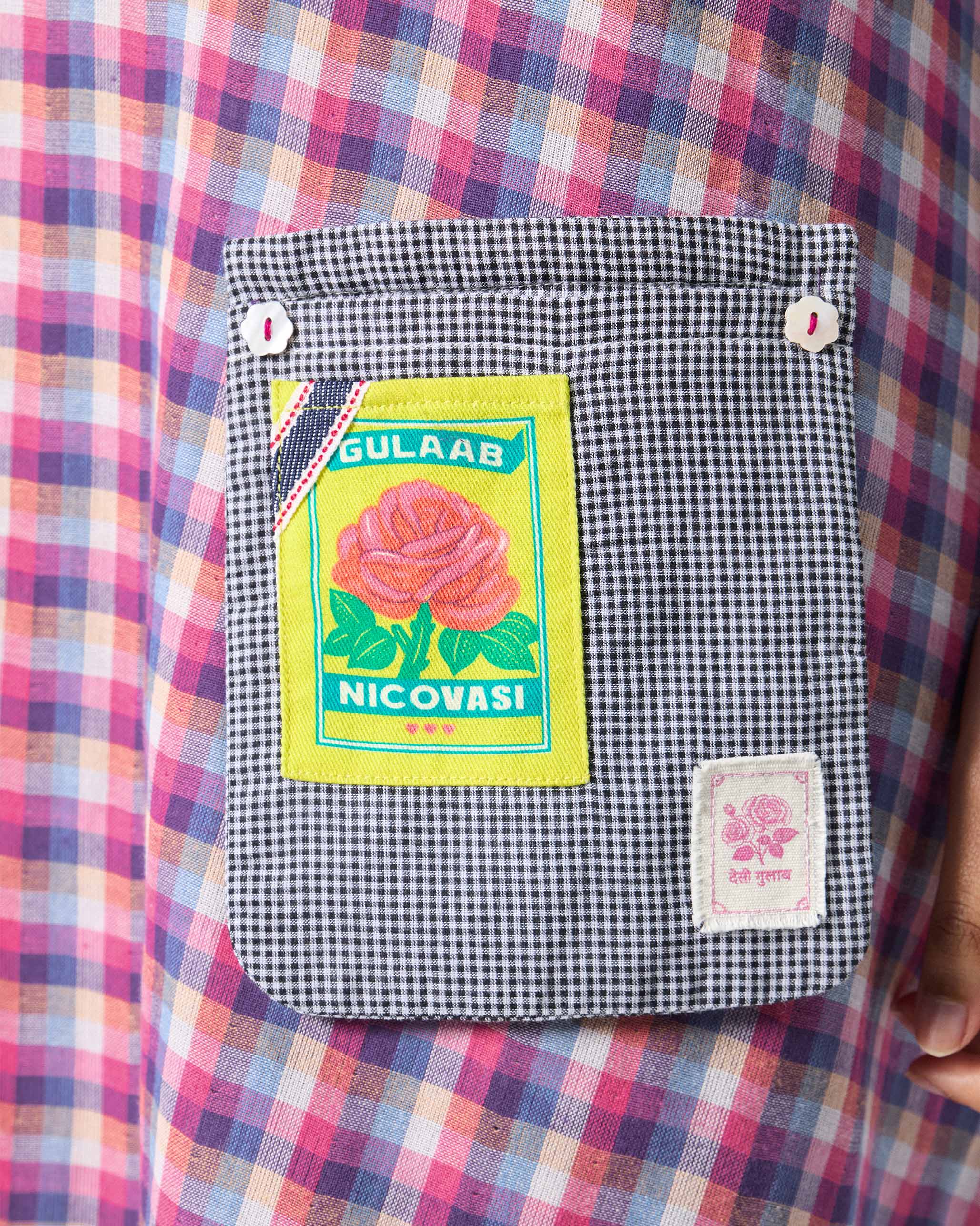 Daye Reversible Dress - Purple Checks