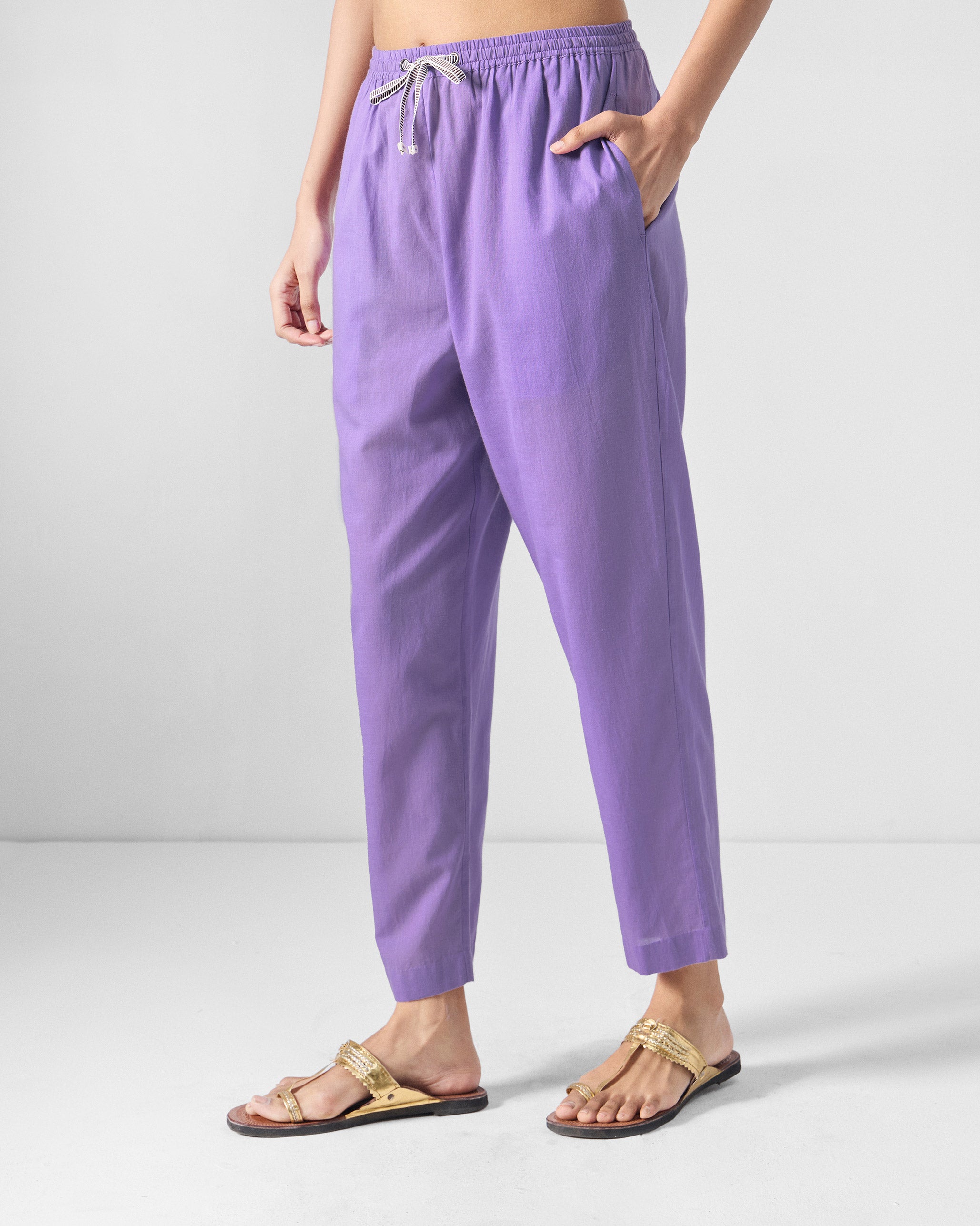 Kinatra Pants - Lilac