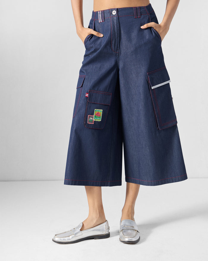Ella Culottes - Blue