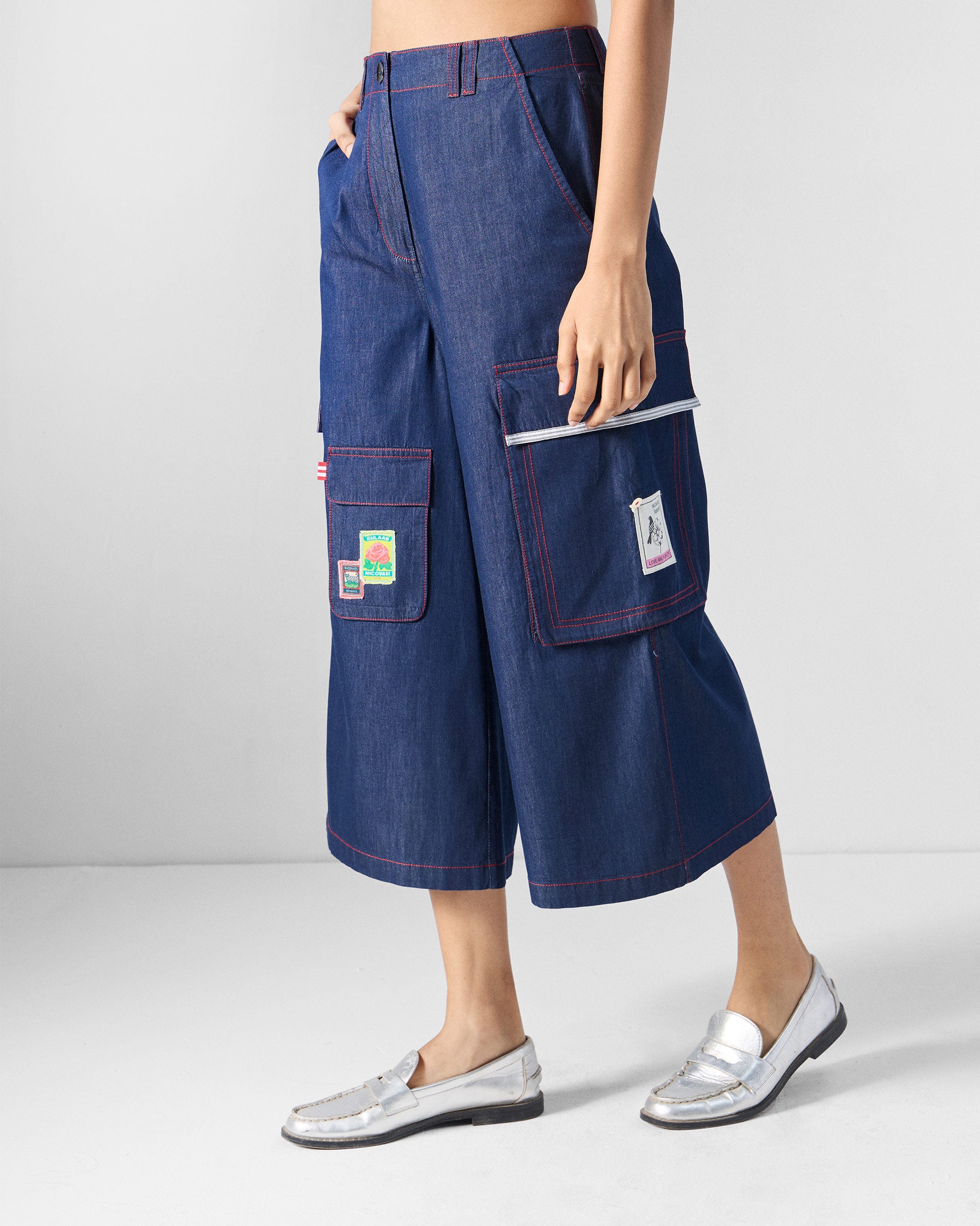 Ella Culottes - Blue