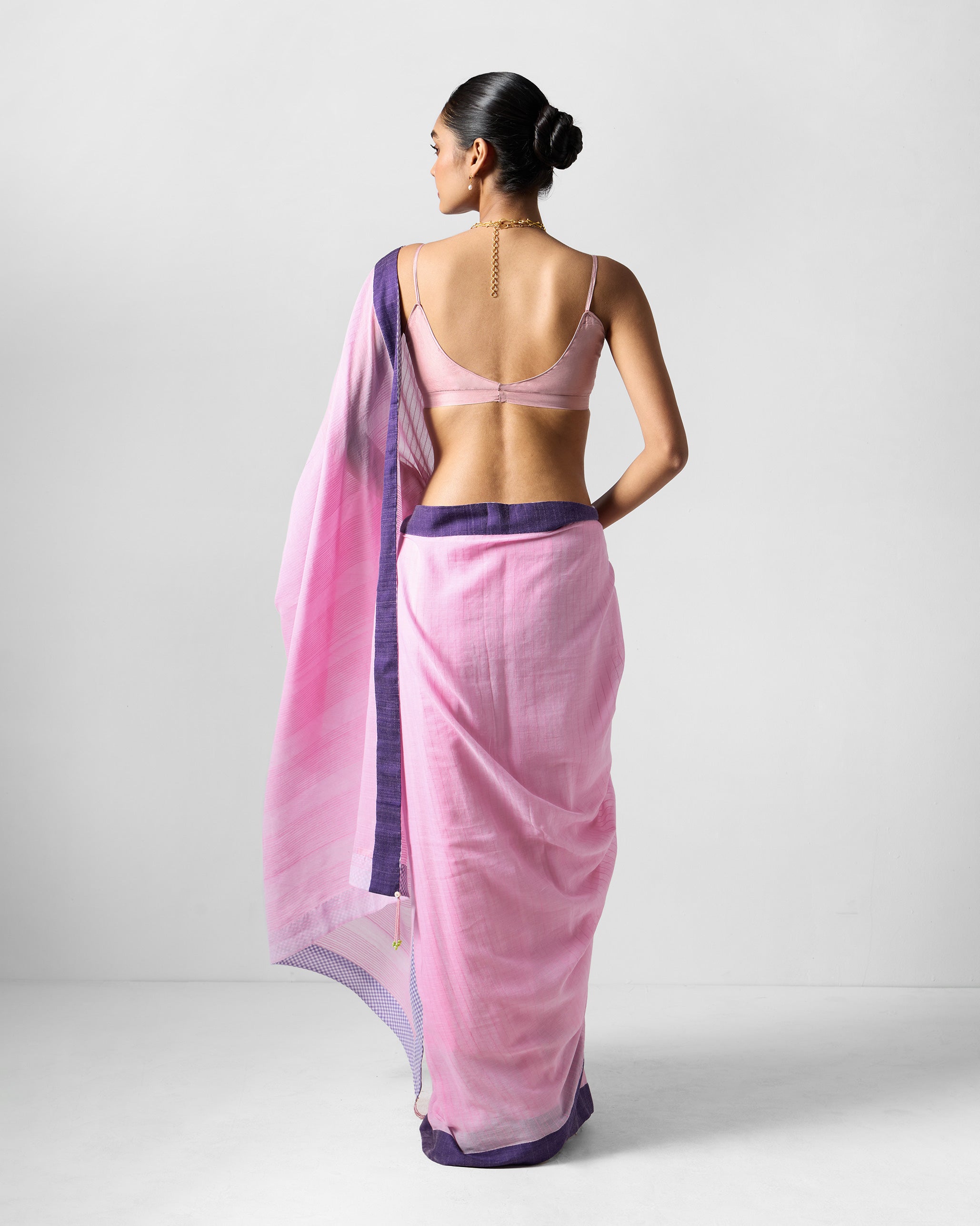 Noor Sari - Pink & Purple