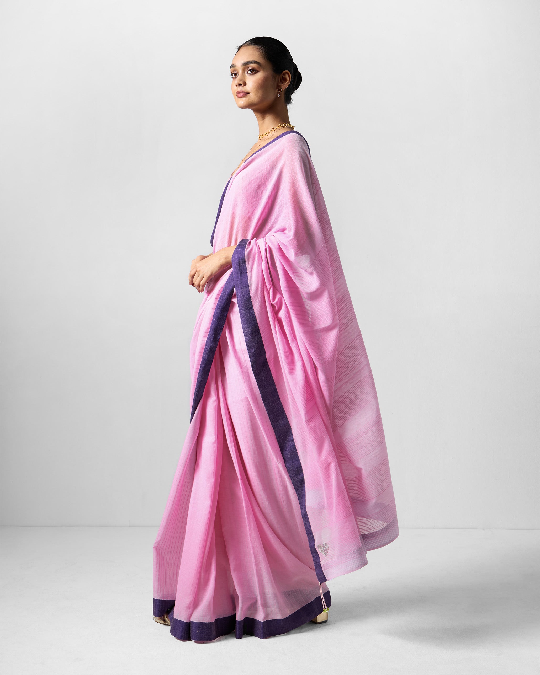Noor Sari - Pink & Purple