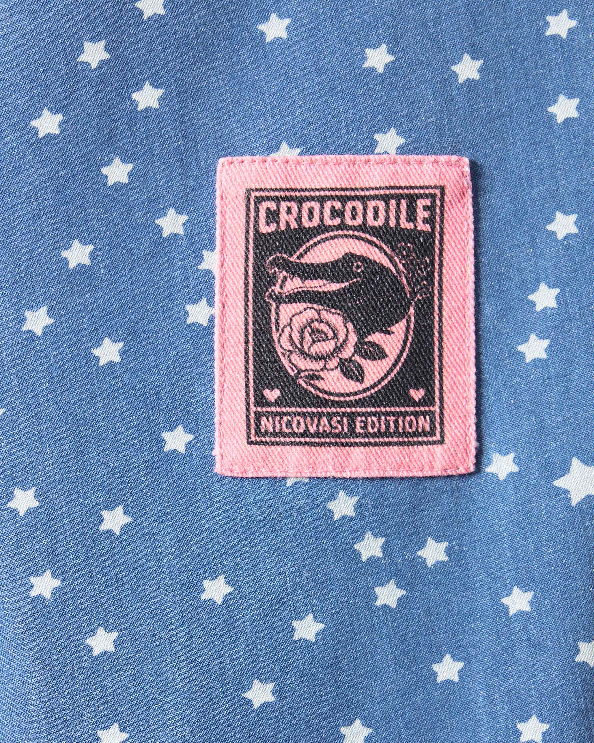 Ebb Dress - Blue & White Printed