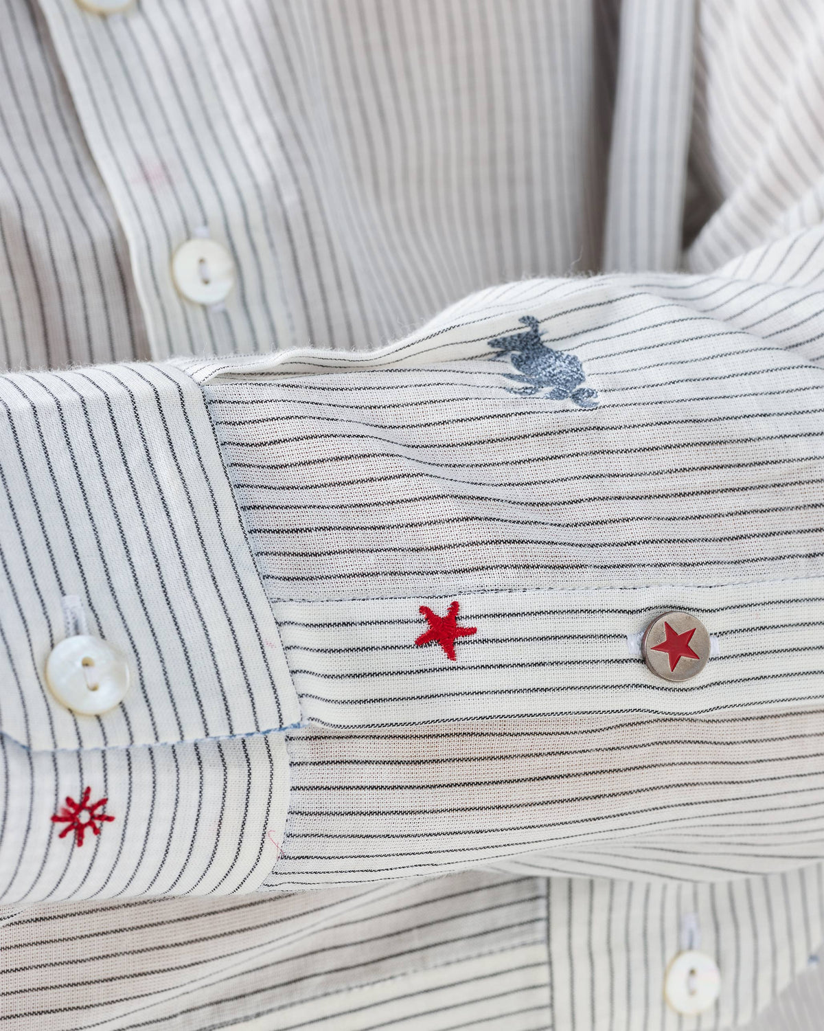 Bageecha Kurta - Embroidered Yarn-Dyed Cotton Relaxed Fit