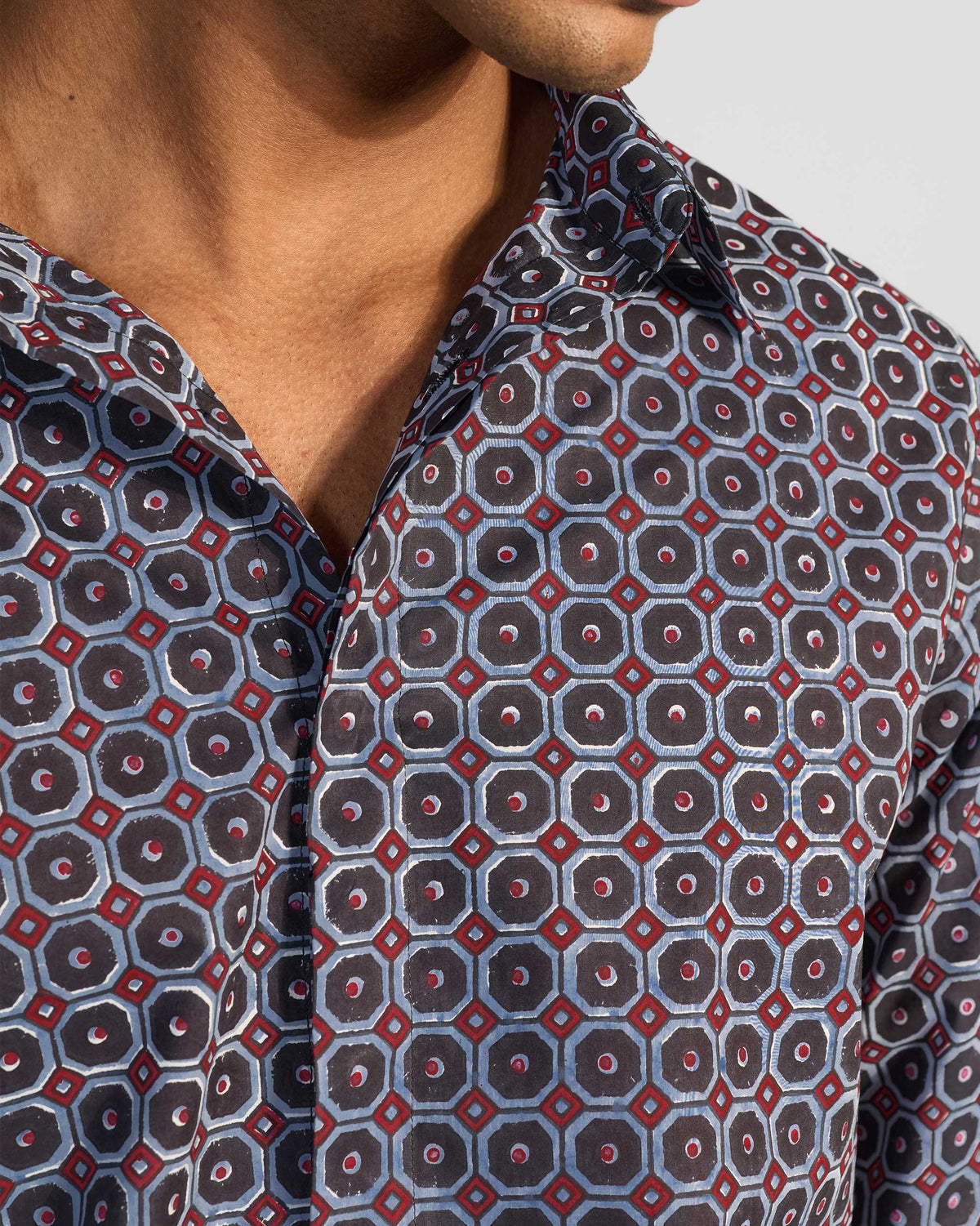 Wood Pigeon Shirt -Multicolor Print