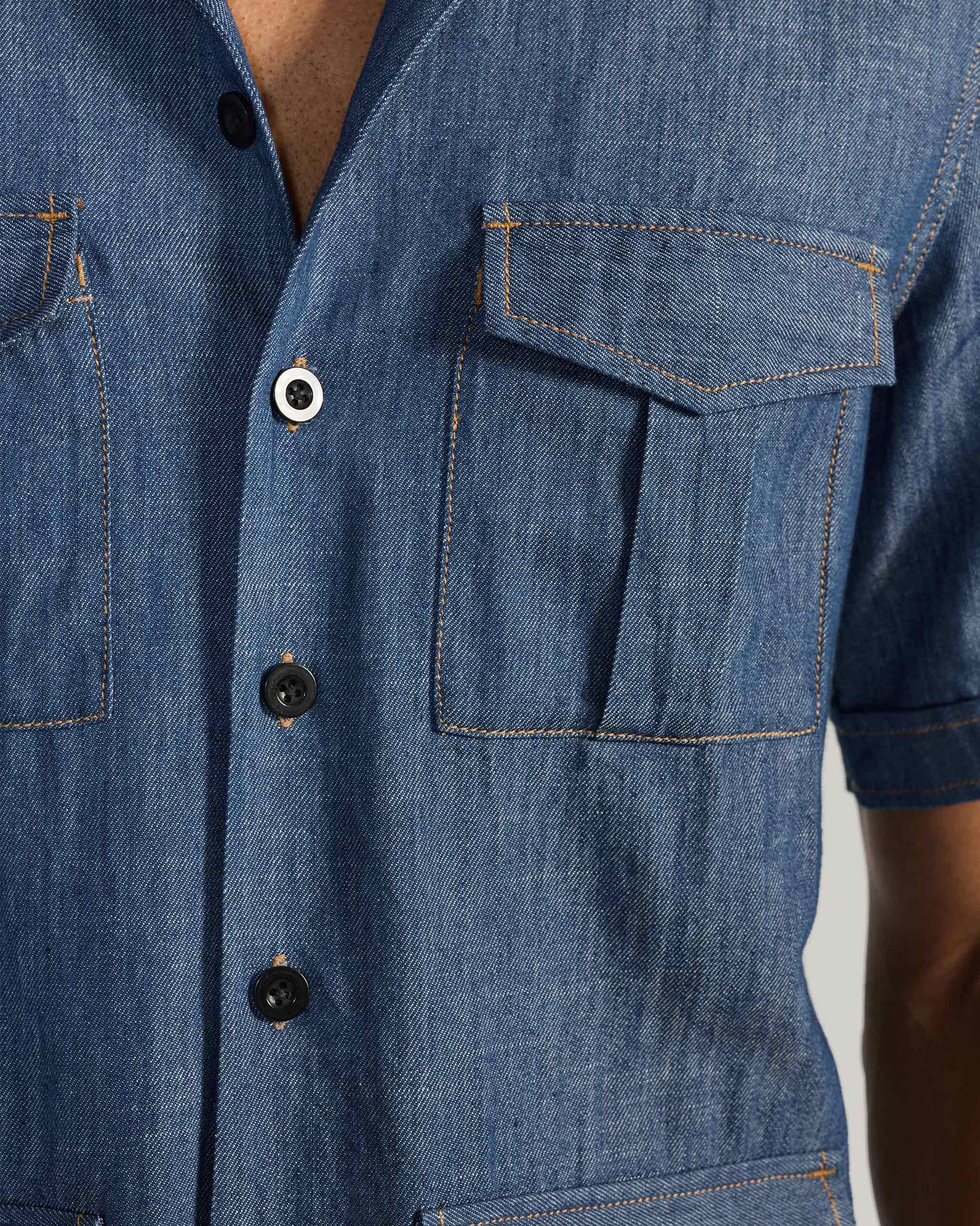 Sambar Shacket - Denim