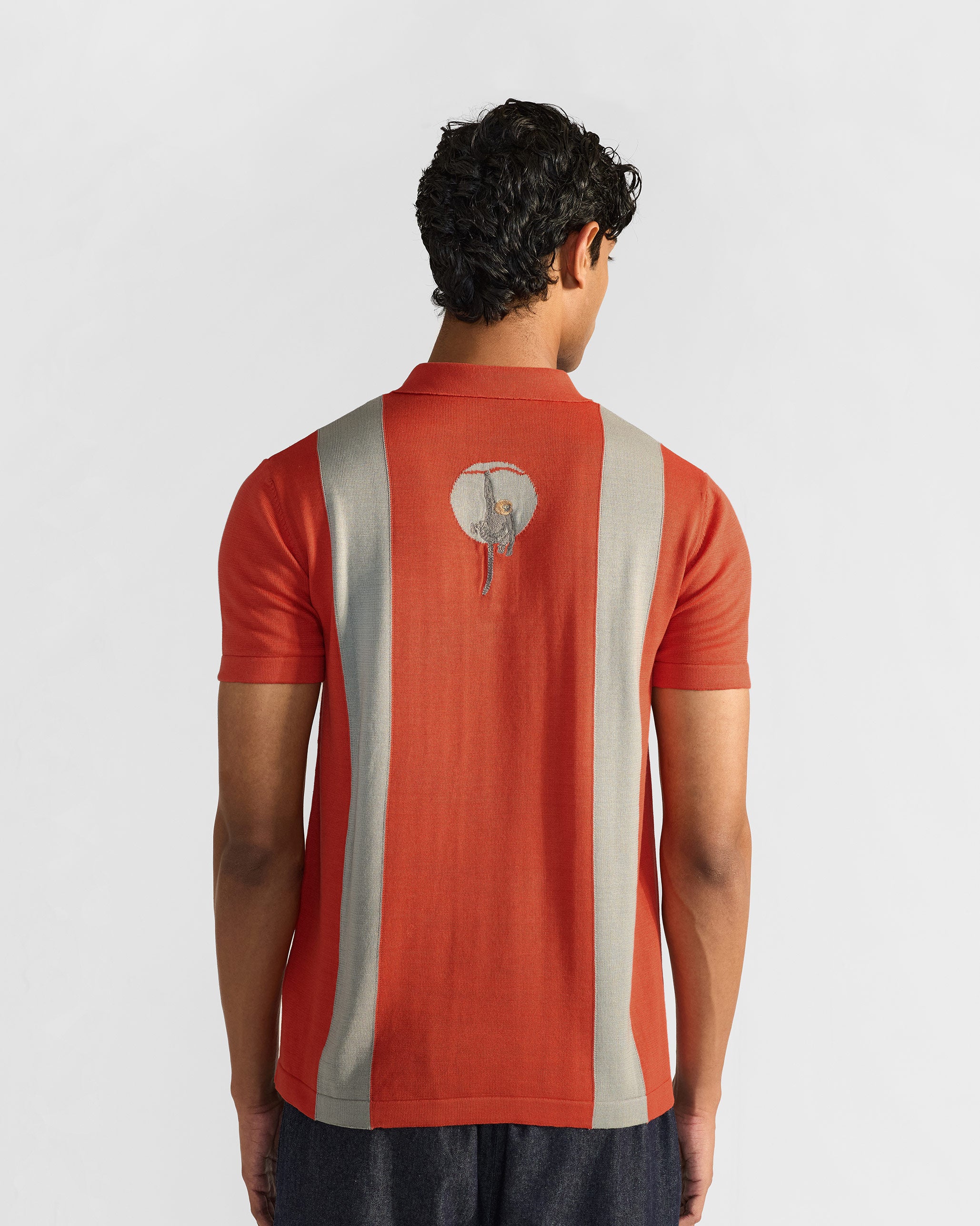 Bonnet Polo T-Shirt - Orange