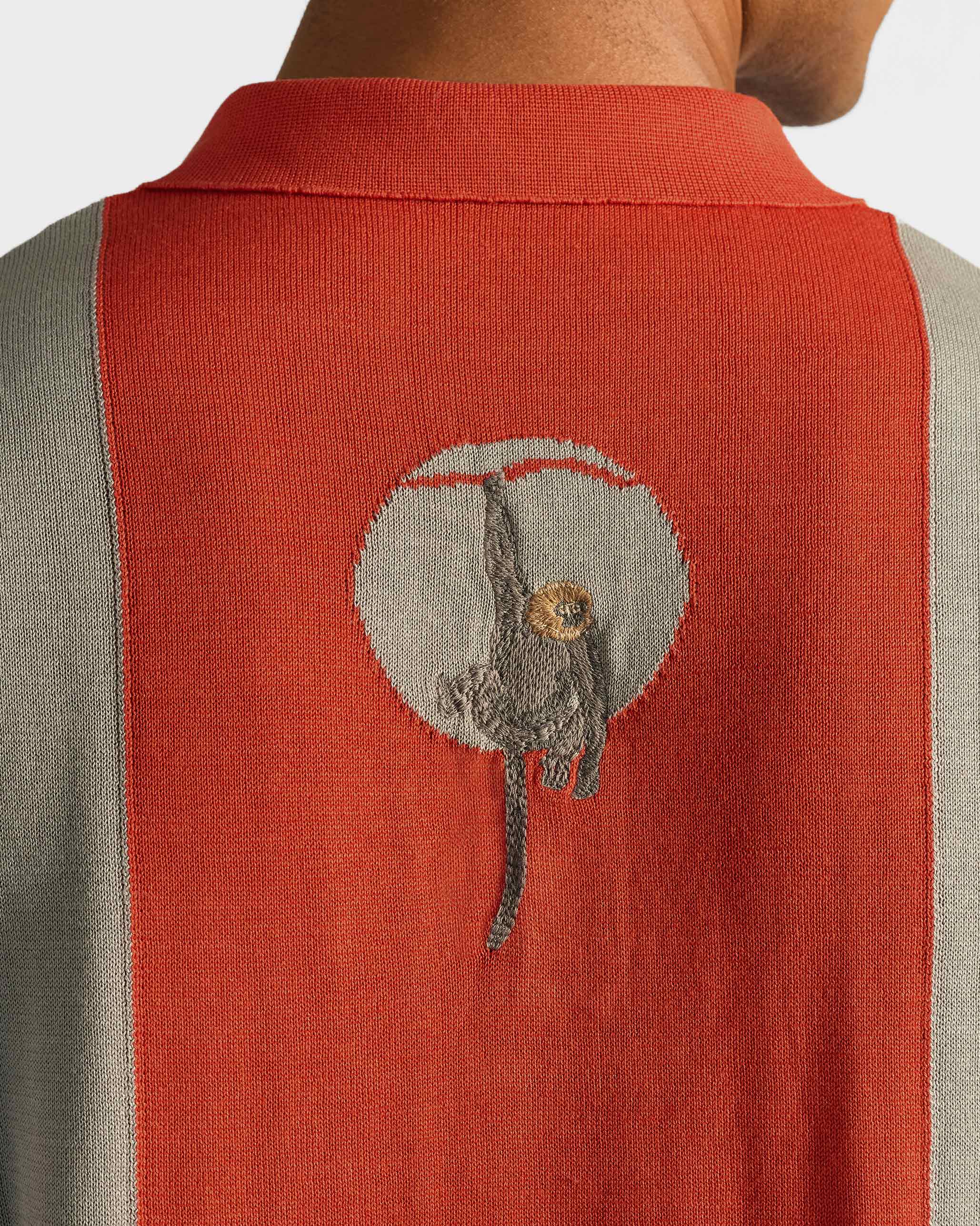 Bonnet Polo T-Shirt - Orange