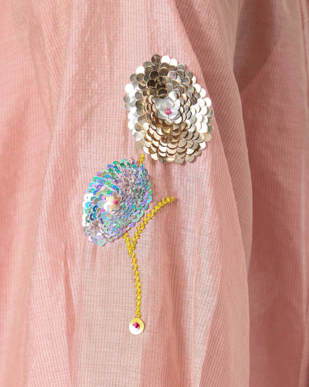 Sukhna Kurta with Slip - Pink Embroidered