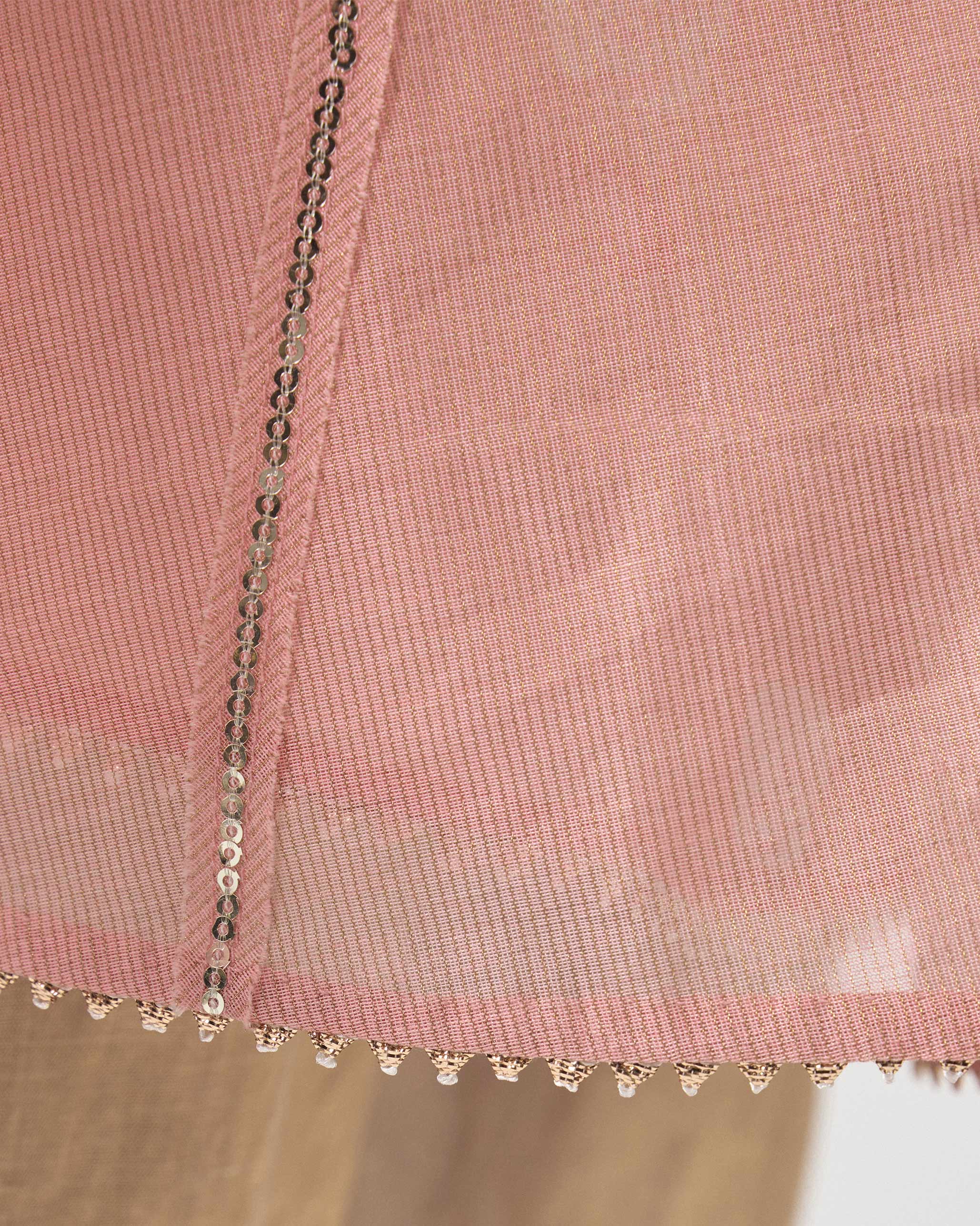 Sukhna Kurta with Slip - Pink Embroidered