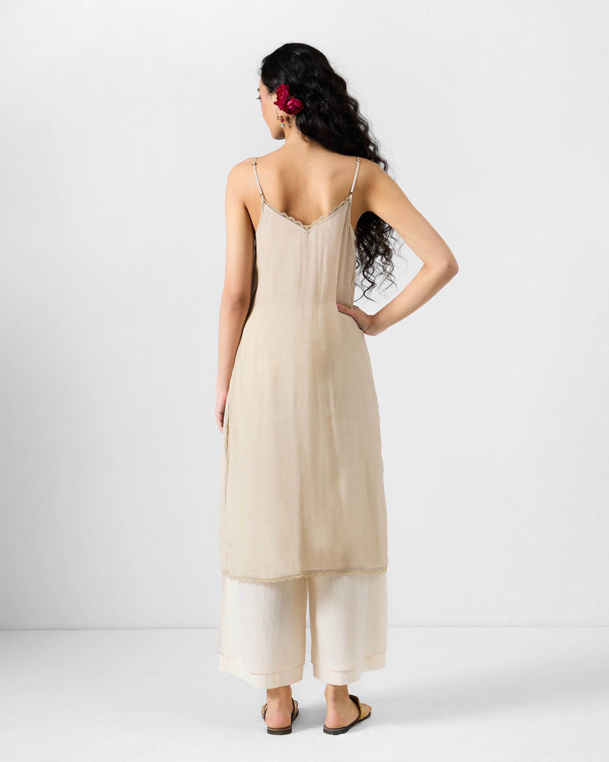Kolad Kaftan - Teal & Gold