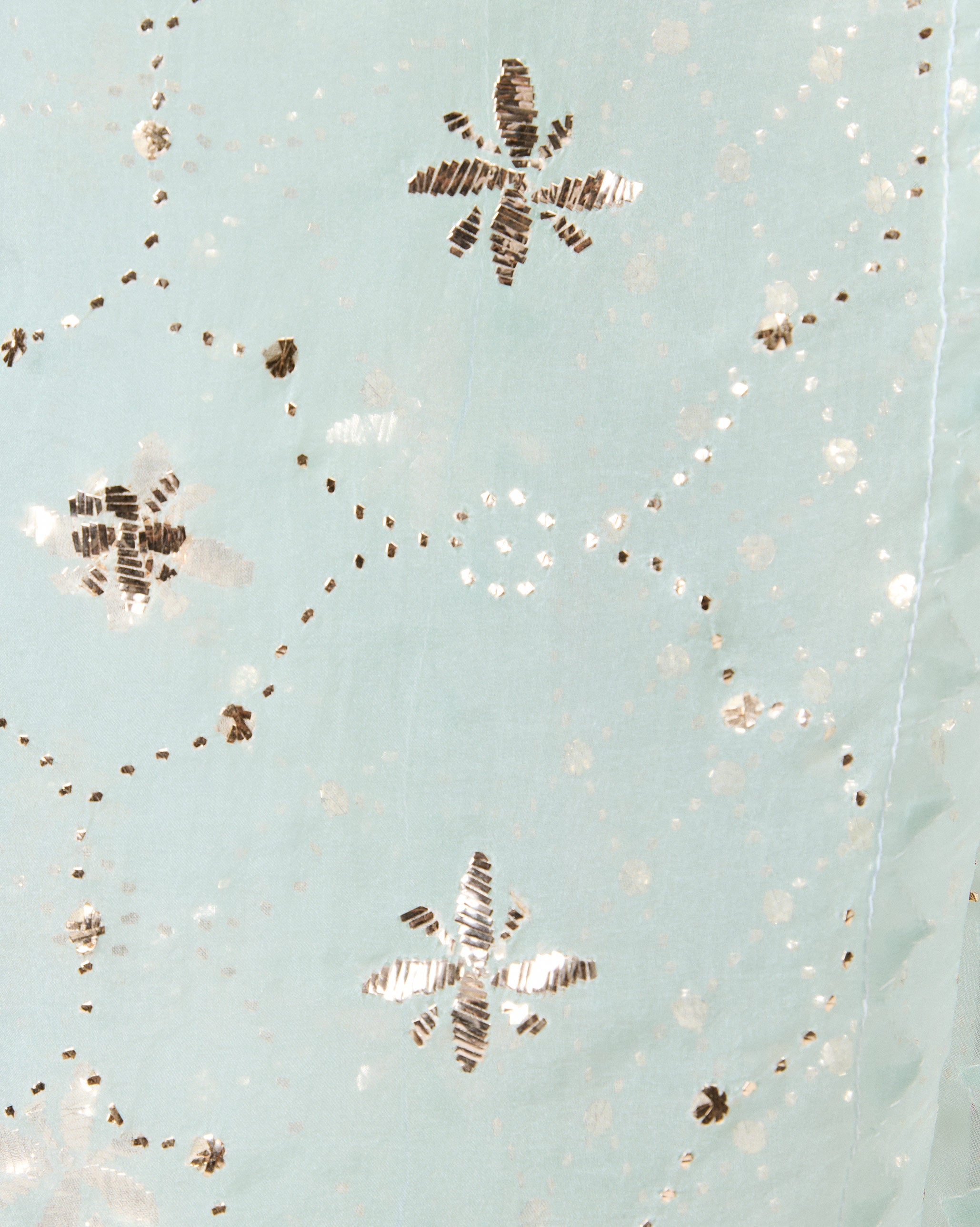 Tansa Sari - Powder Blue Embroidered