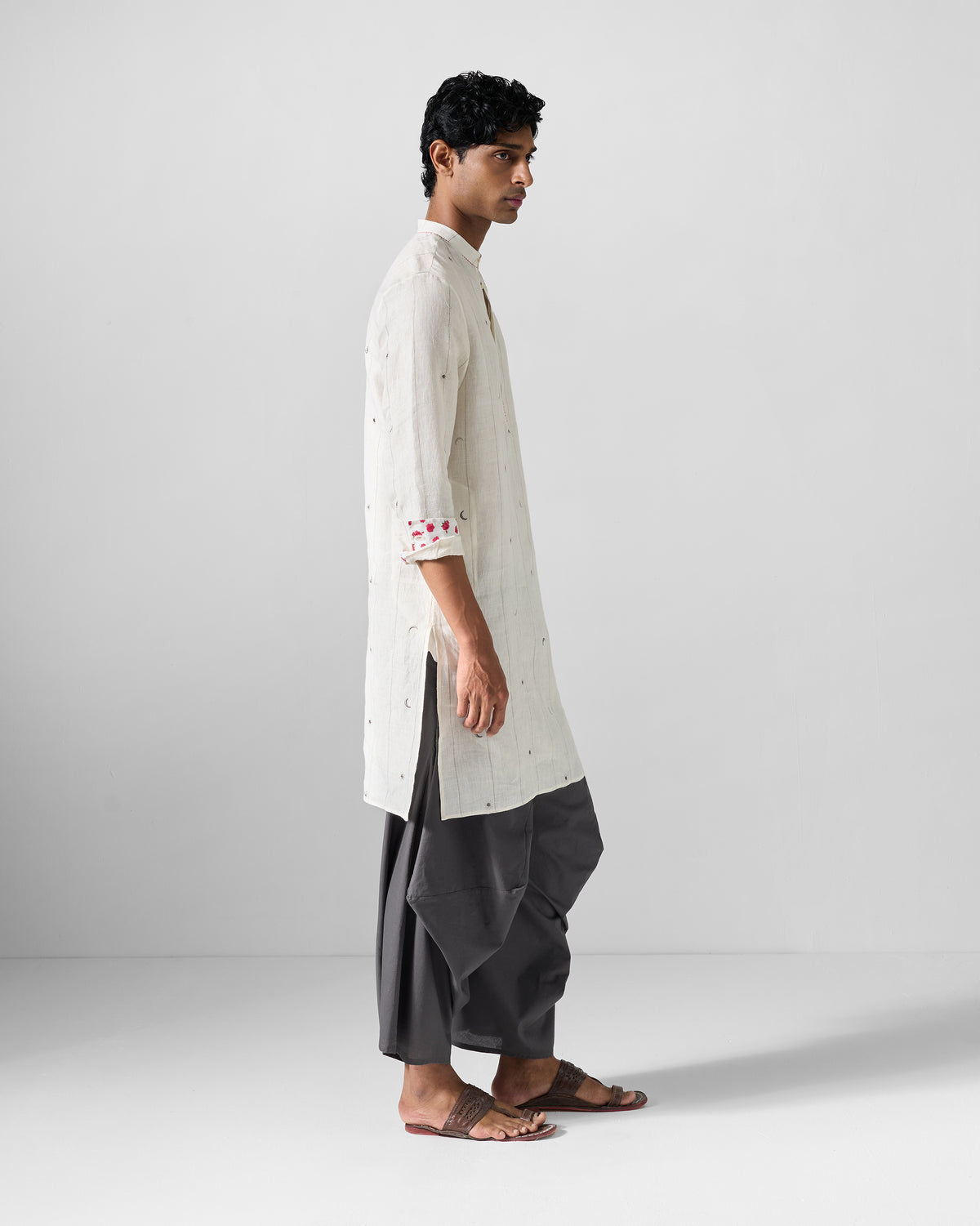 Shaam Kurta - Ivory Embroidered