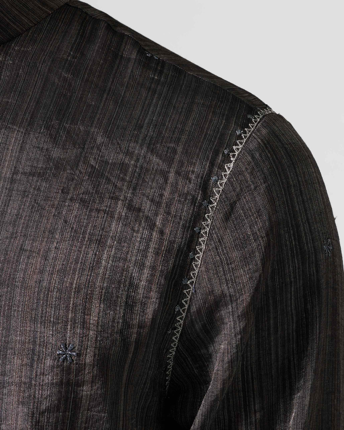 Rey Kurta - Metallic Silver