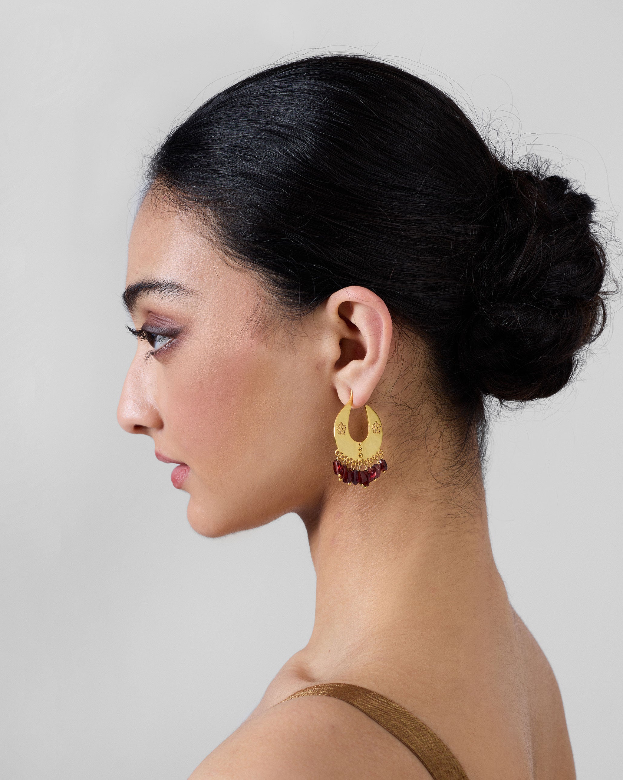 Anaar Earrings - Gold