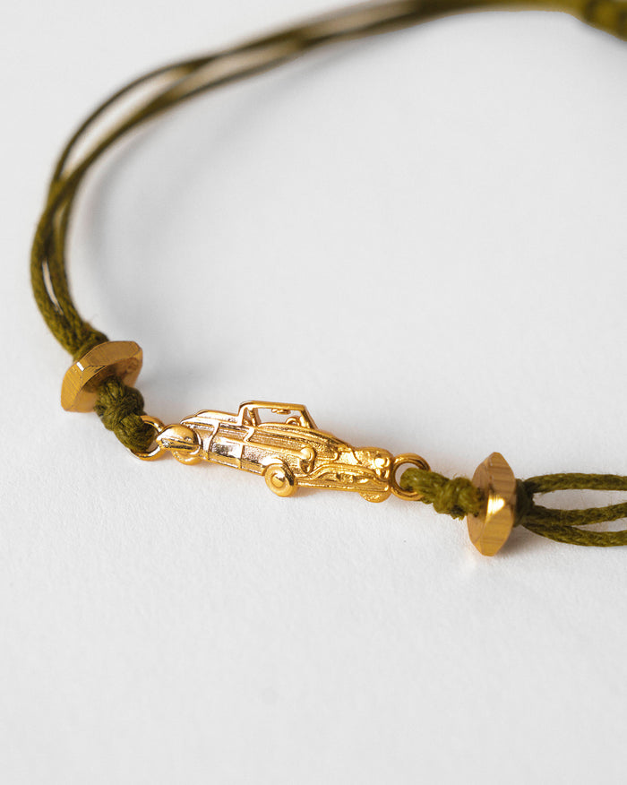 Vintage Car Rakhi - Green