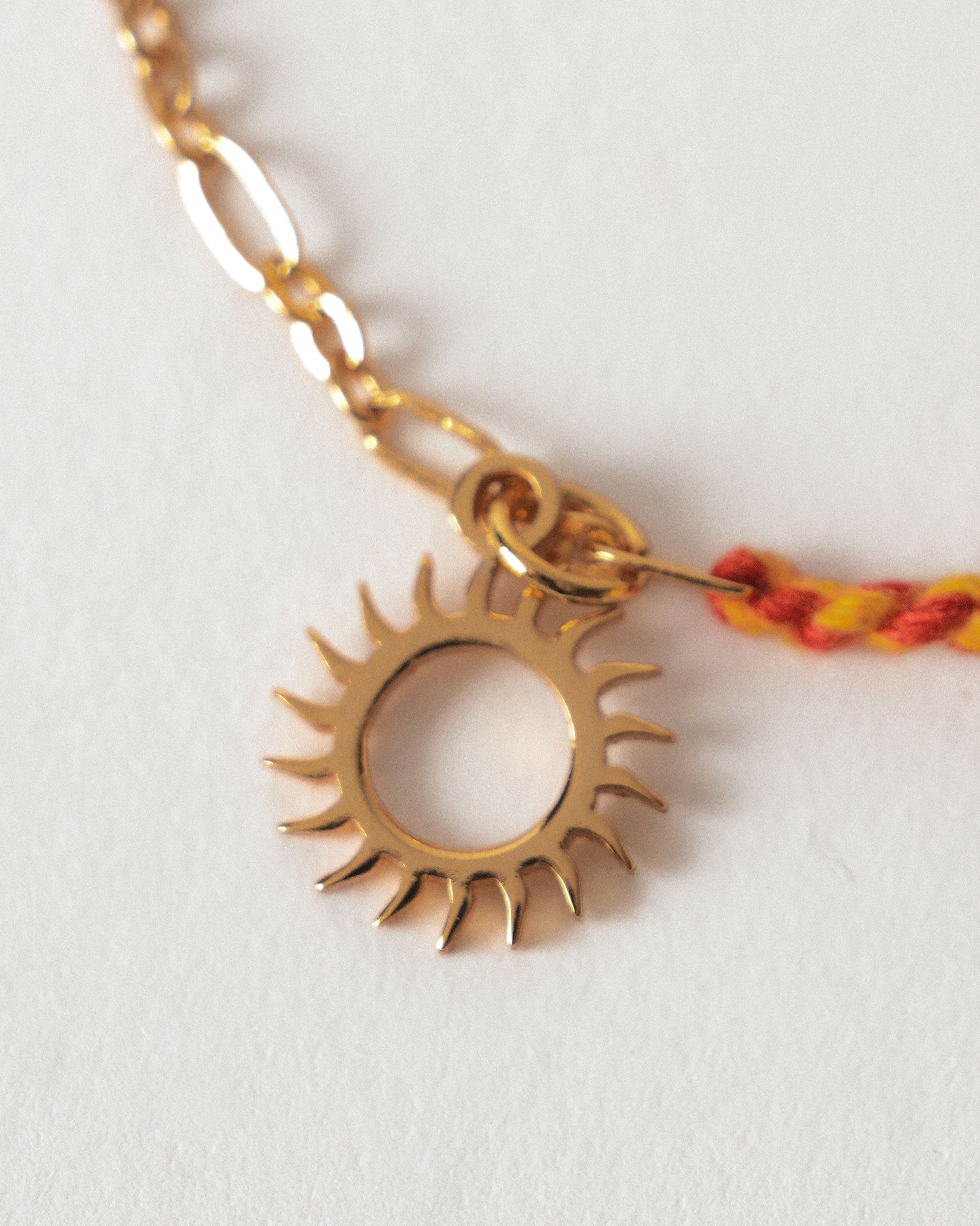 Sun Charmlet - Gold & Red
