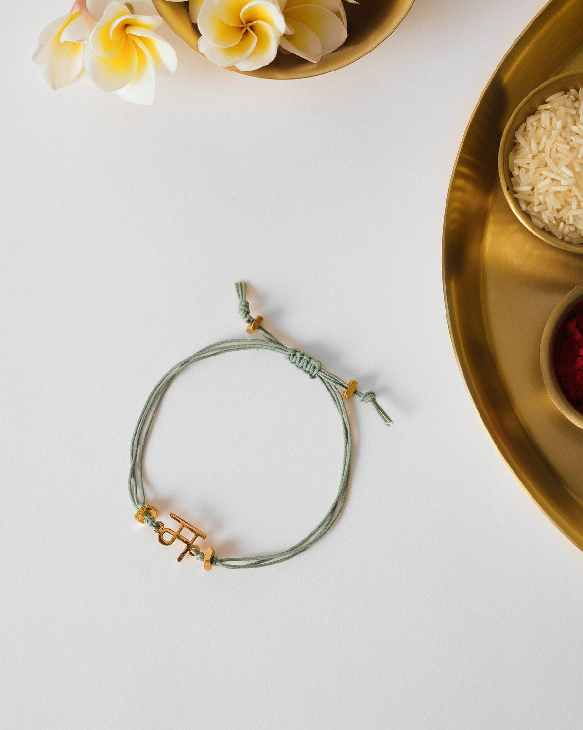 Alphabet M Rakhi Set