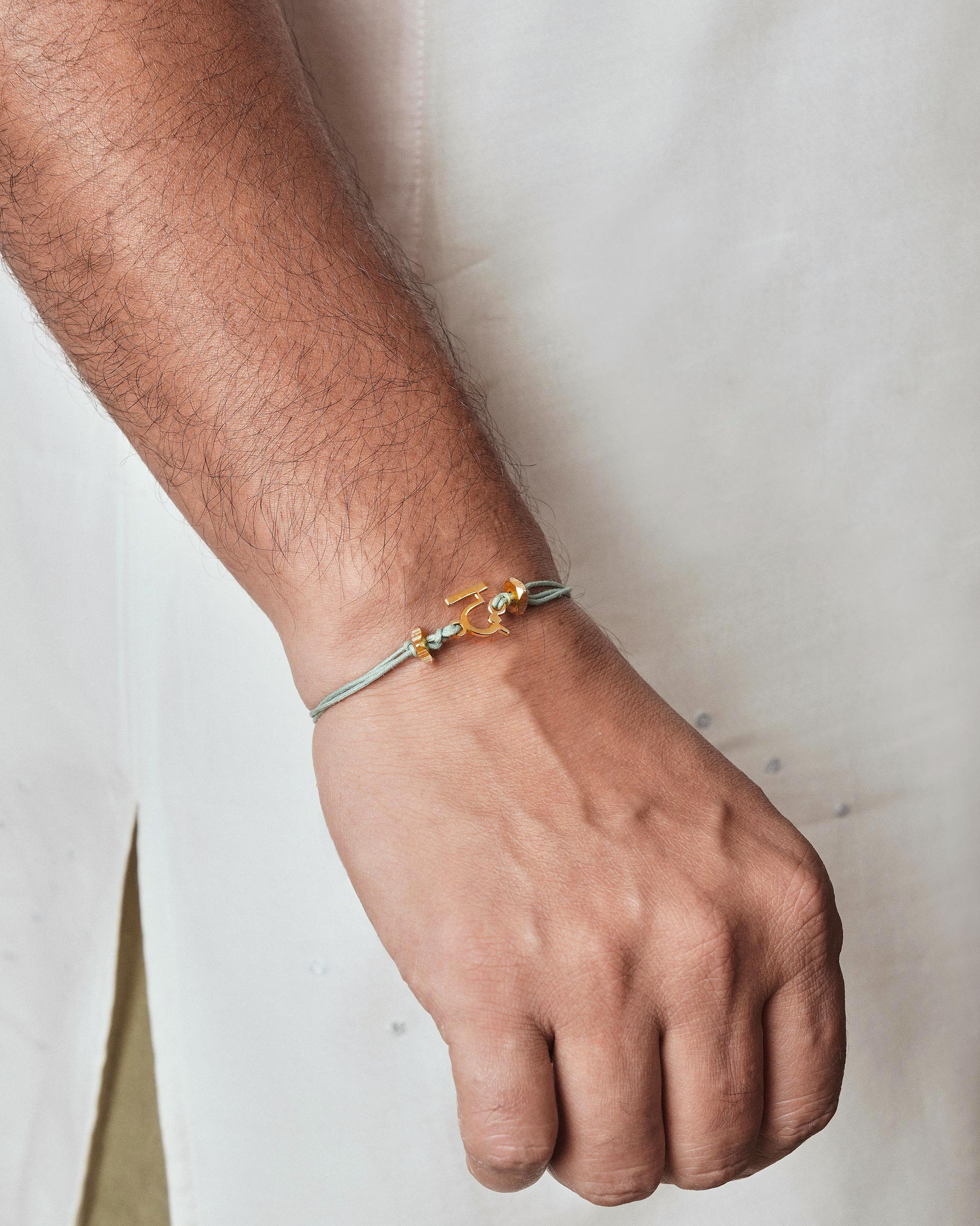 Alphabet D Rakhi - Aqua