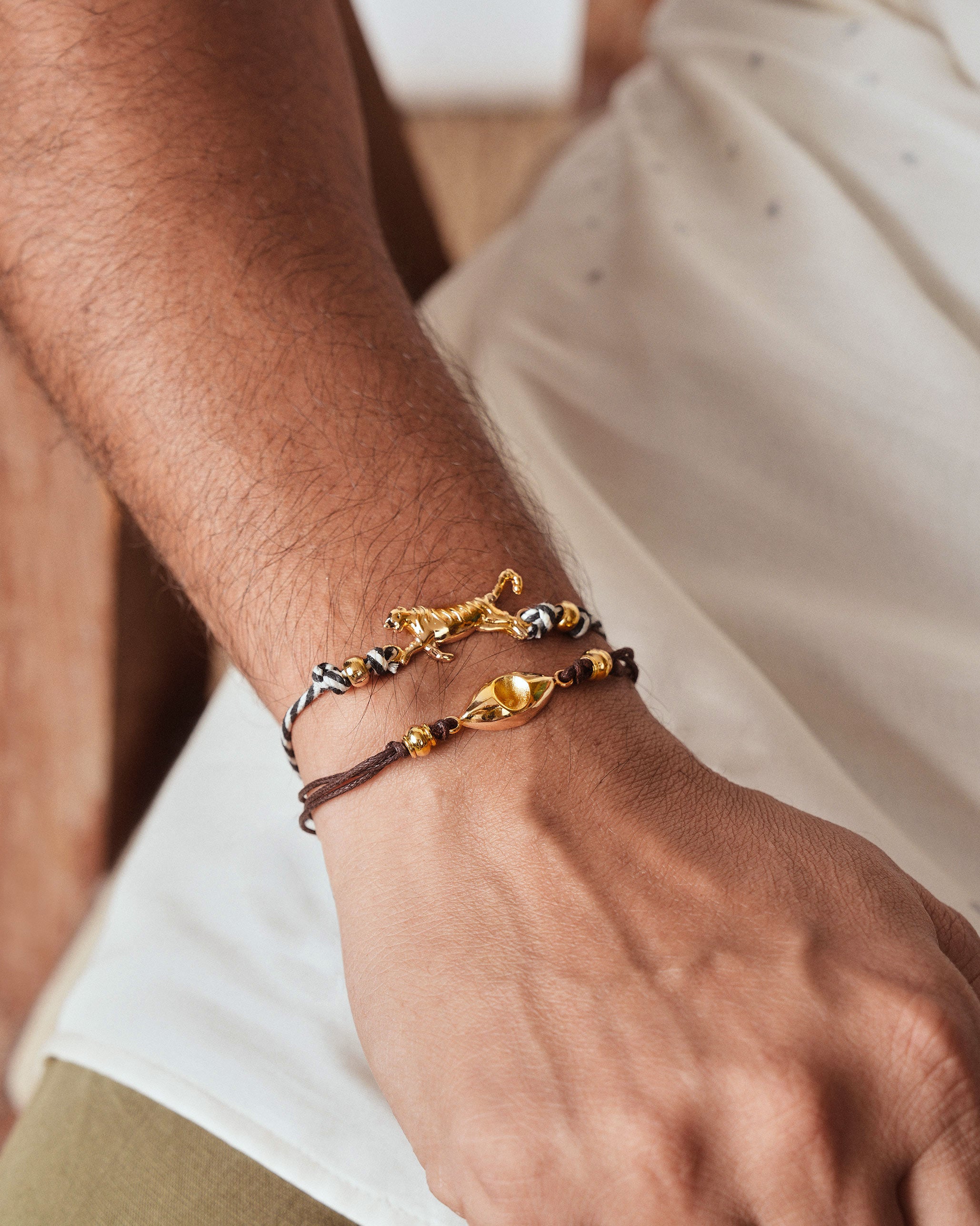 Evil Eye Rakhi - Brown