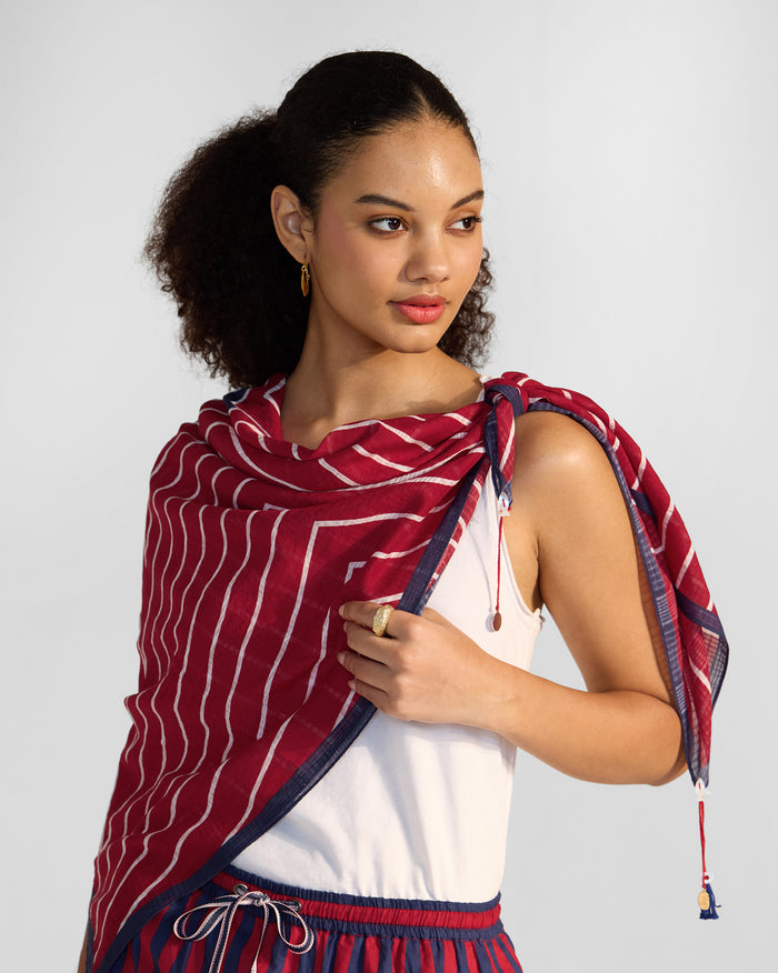 Starlight Scarf - Red