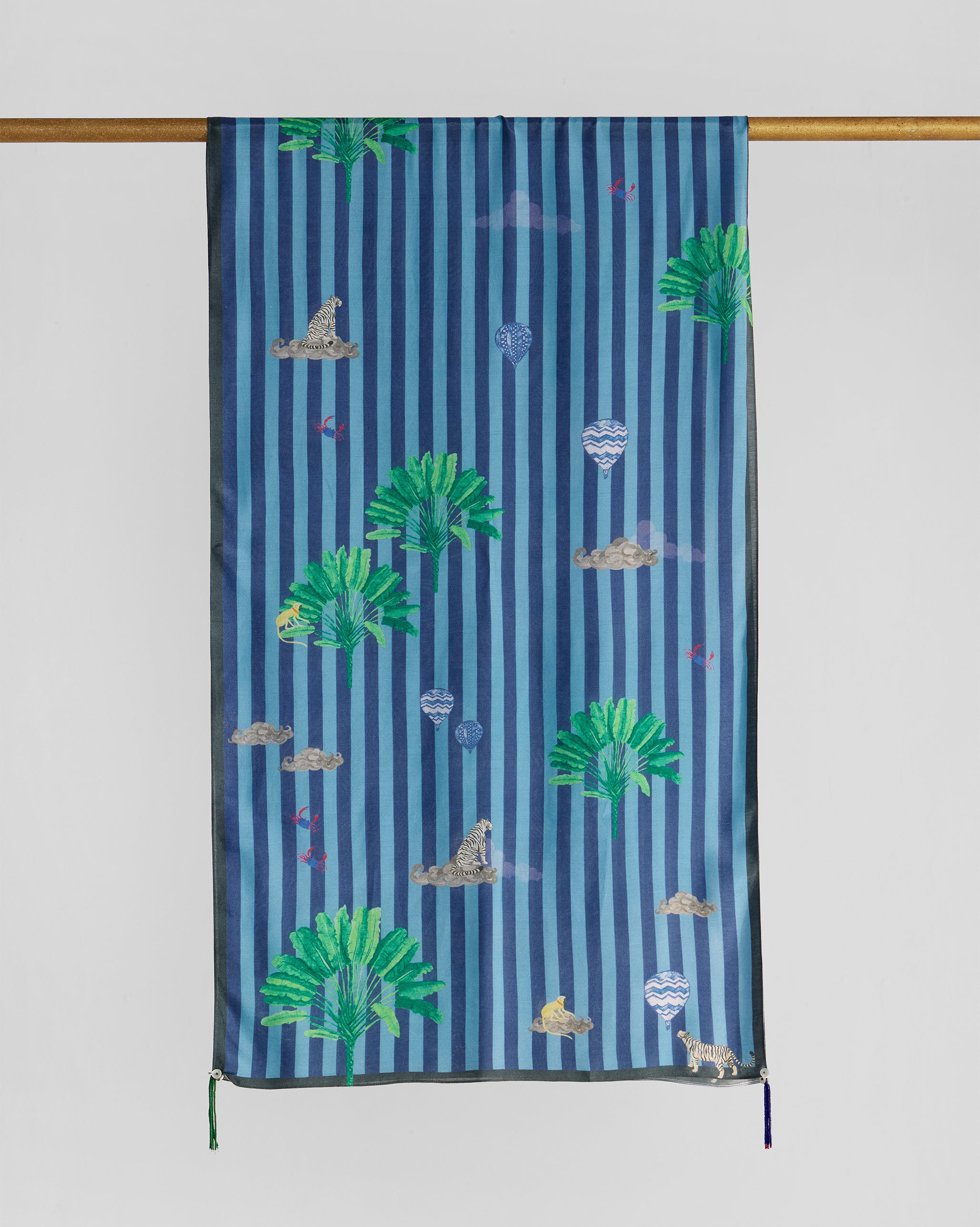 Forest Night Scarf - Blue