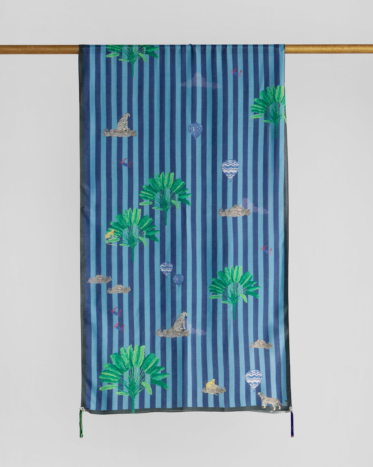 Forest Night Scarf - Blue