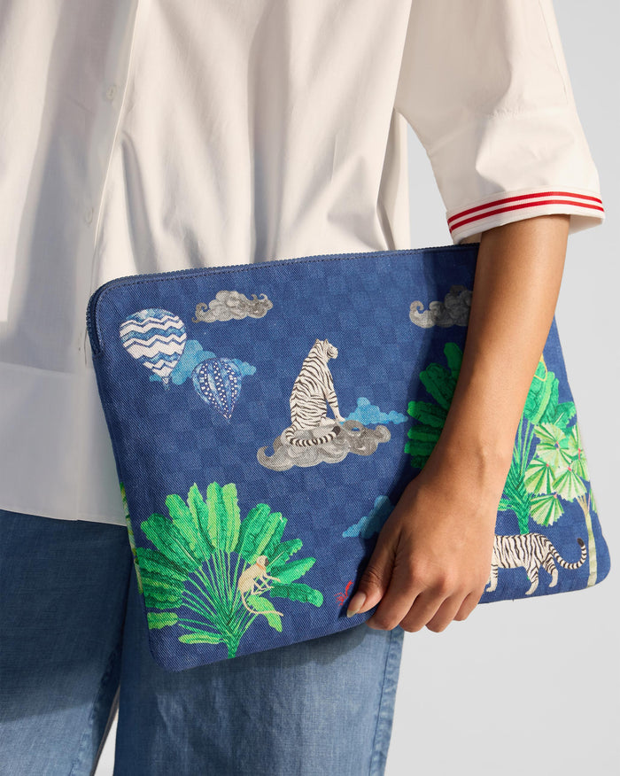 Berber Laptop Sleeve 15" - Blue
