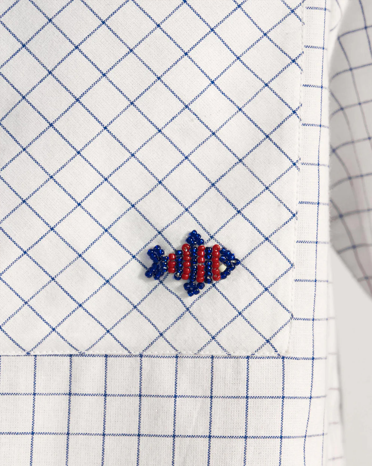 Parikrama Shirt - Navy & White Checks
