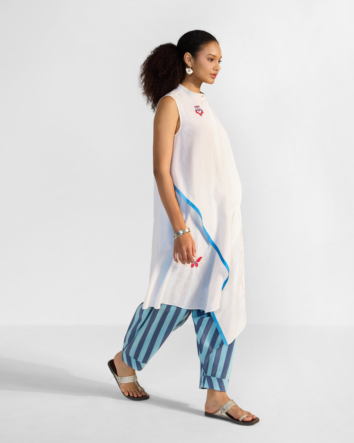 Riha Kurta - White thumbnail 2